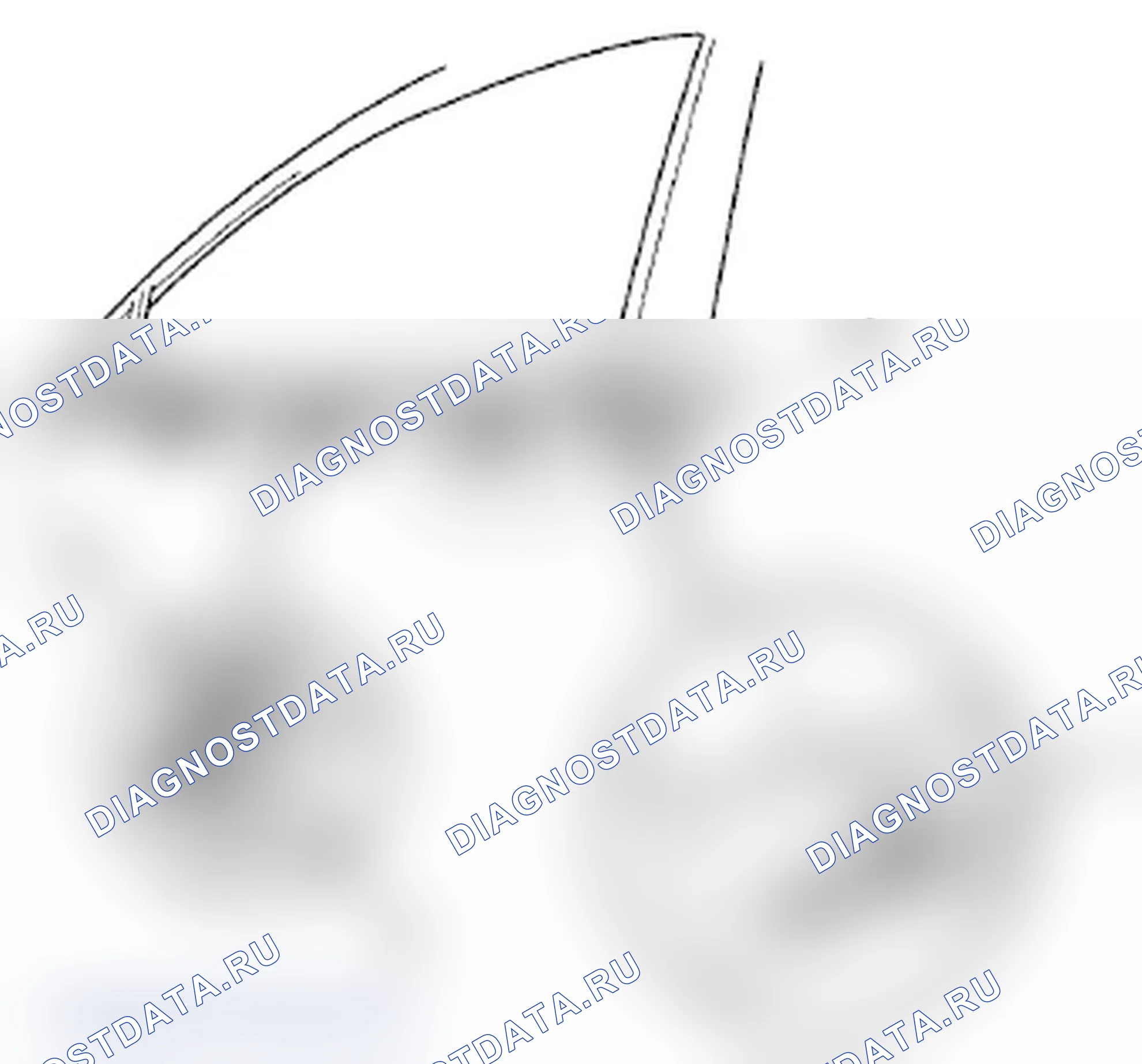 Рис. 68: Замена внешней погодной полосы стекла передней двери. Acura RL II рестайлинг