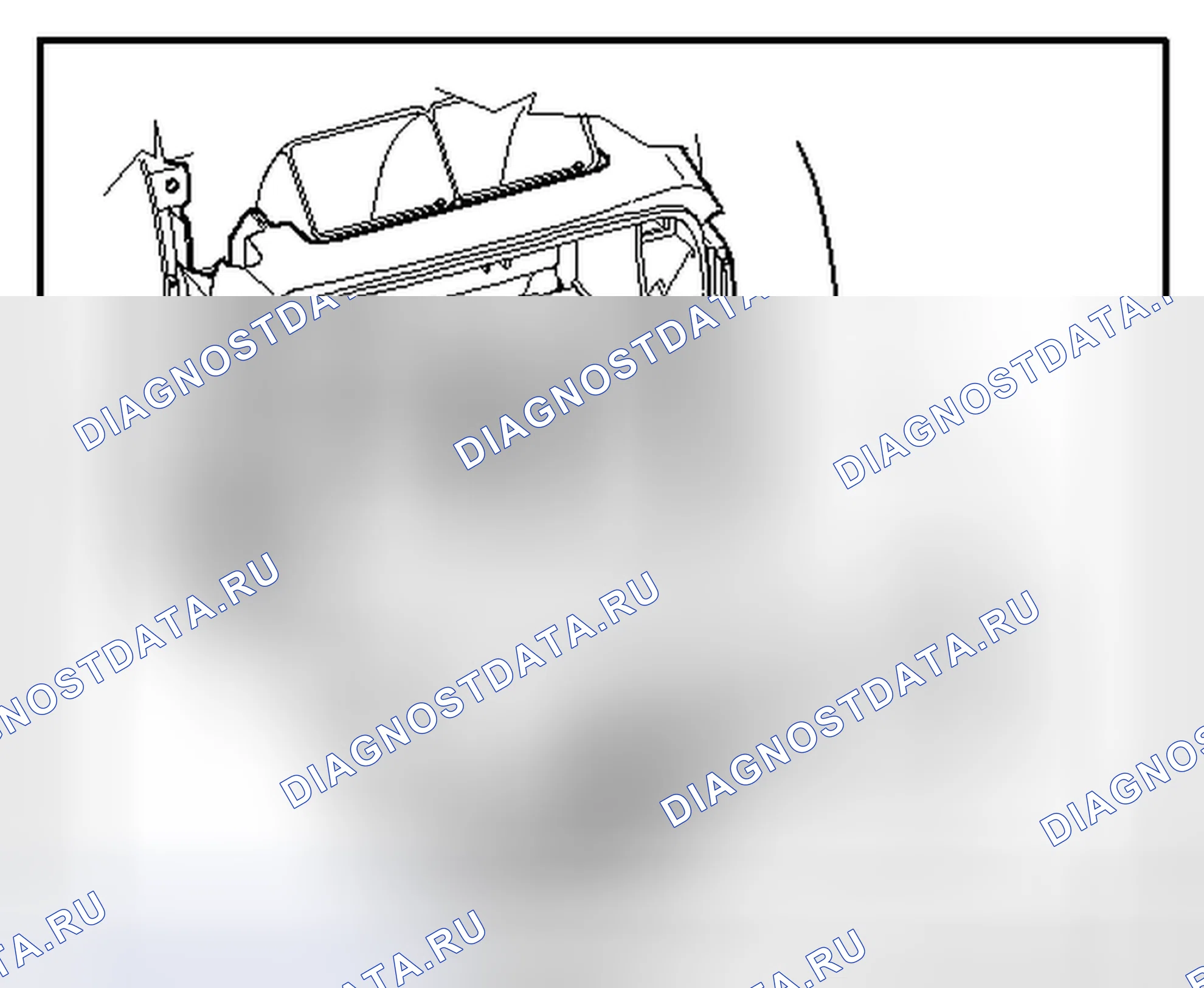 Рис. 59: АНТЕННА АВТОРИЗАЦИИ ДОСТУПА / ЗАПУСКА 2 В САЛОНЕ АВТОМОБИЛЯ -R139. Volkswagen Touareg I рестайлинг
