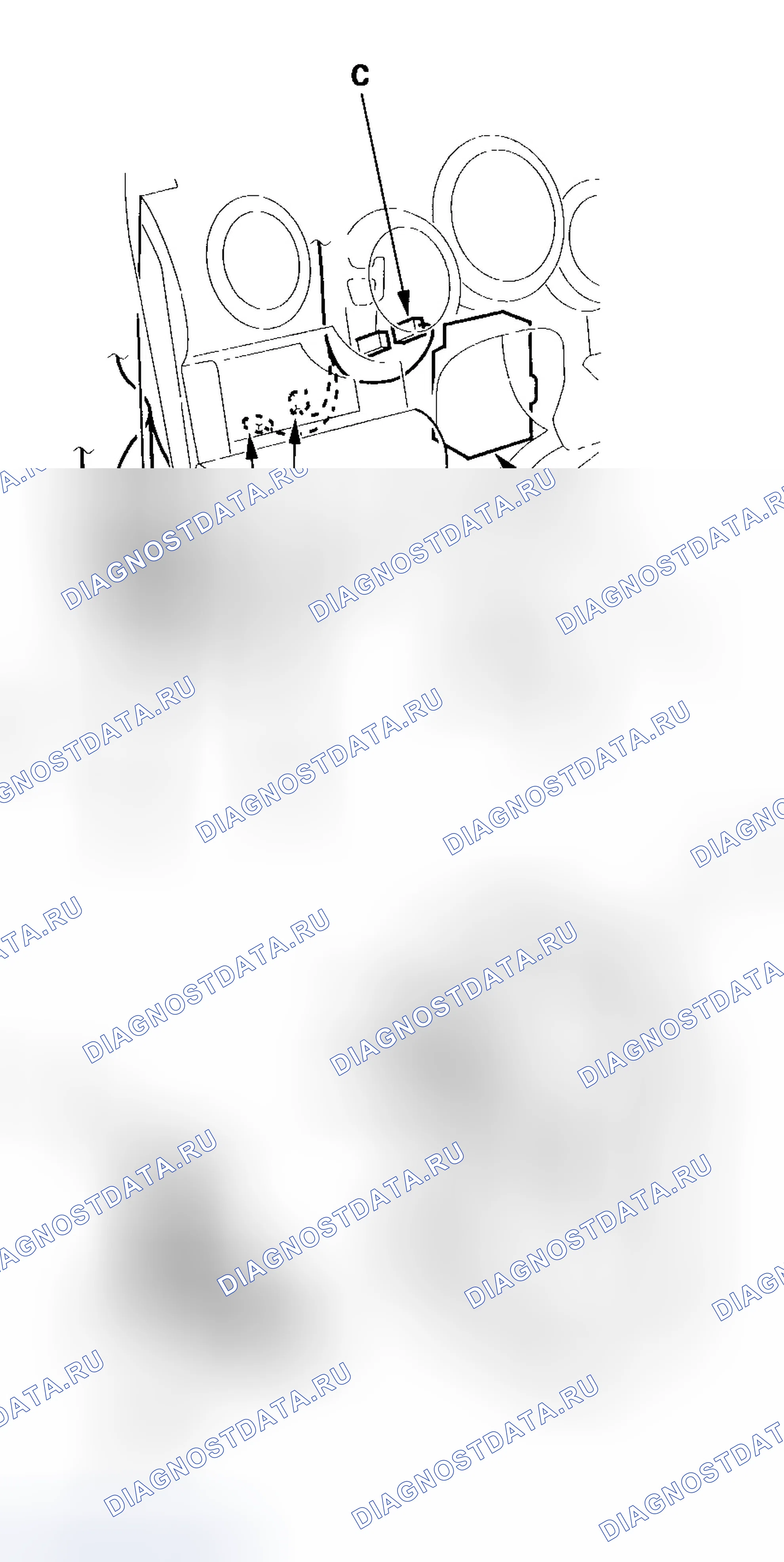 Рис. 68: Снятие / установка приборной панели. Honda Element YH2