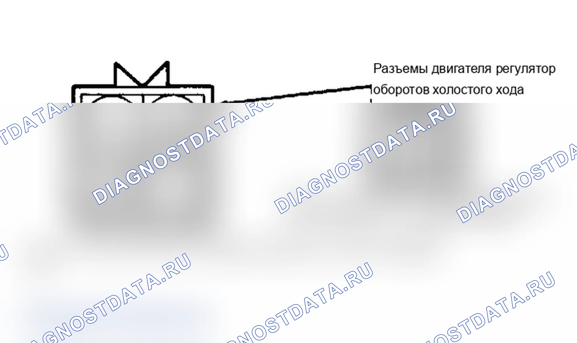 Рис. 28: Испытание двигателя регулятор оборотов холостого хода (Galant 2.0L DOHC, Mirage 1.6L и Montero). Mitsubishi Mirage III