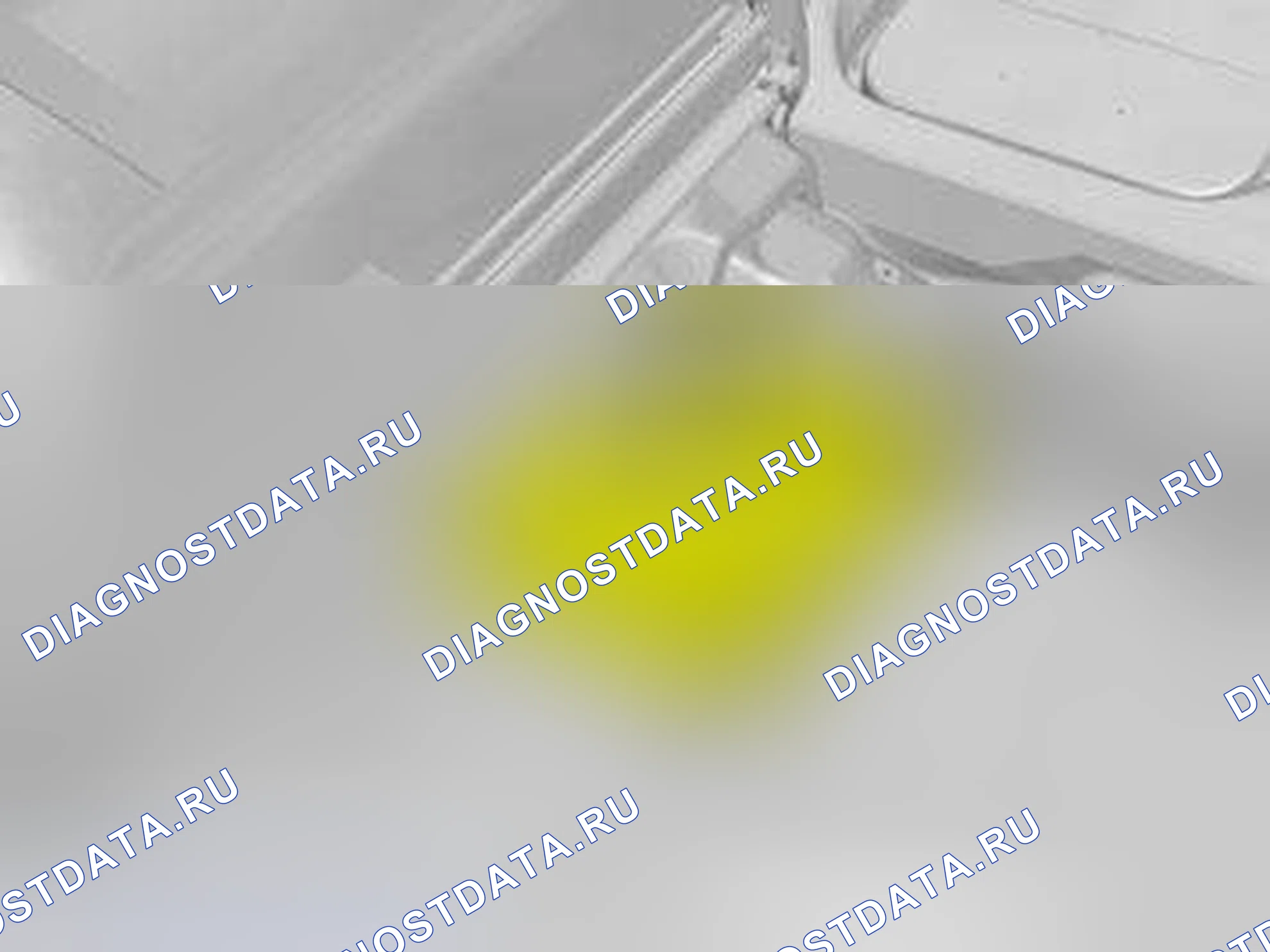 Рис. 670: УСТАНОВКА КАМЕРЫ ПОМОЩИ ПРИ ПАРКОВКЕ (PAC). Volvo XC70 II