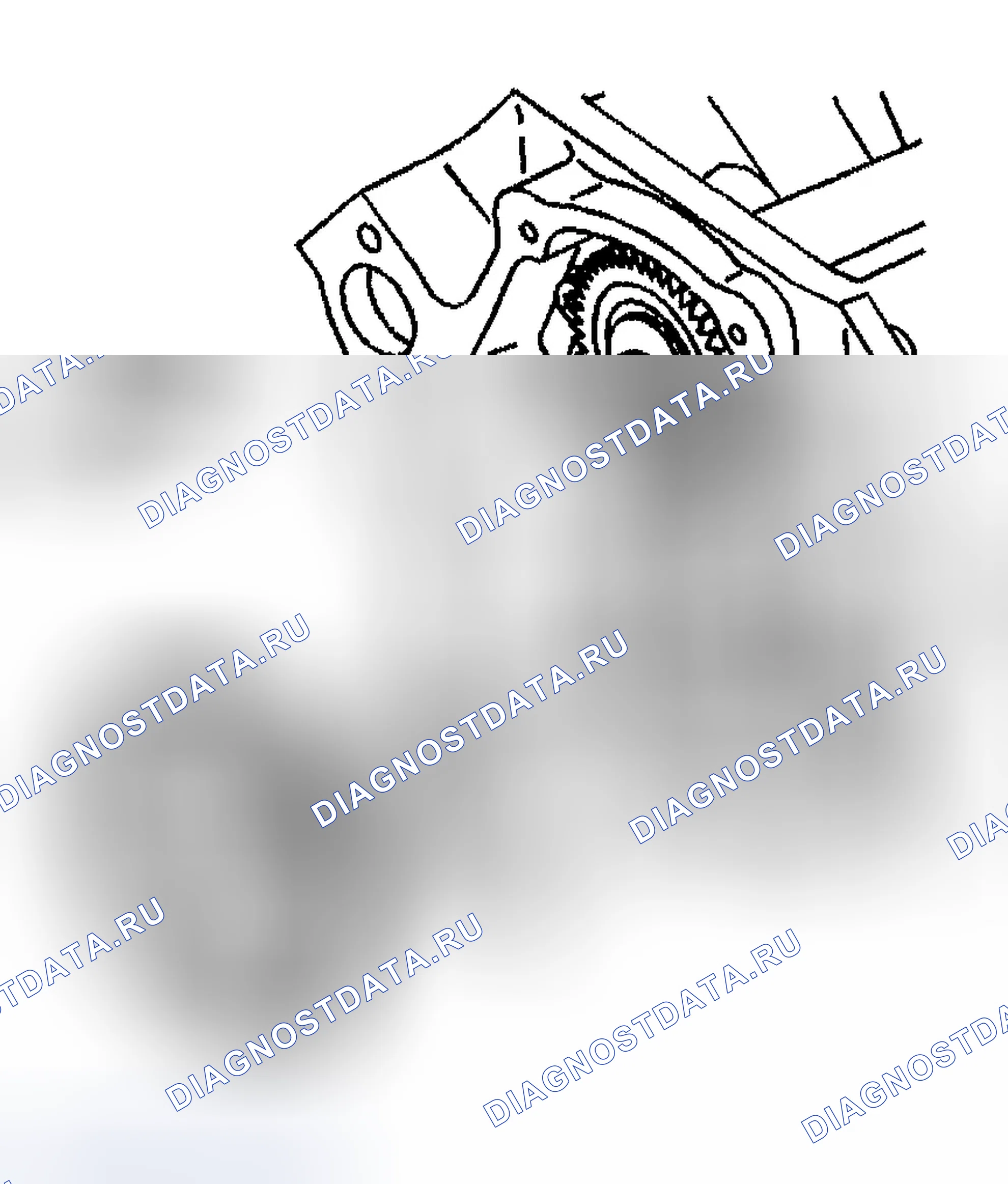 Рис. 654: Снятие балансировочного вала. Chevrolet Silverado 1500 HD 