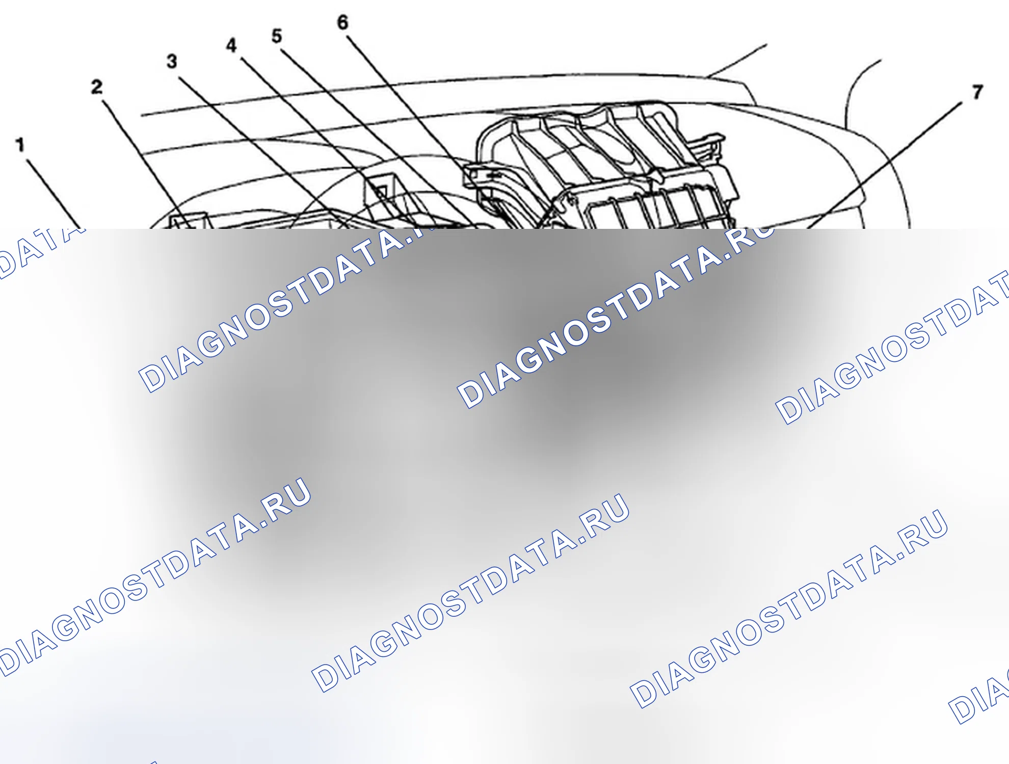 Рис. 367: Кабельный жгут переменного тока (стр. 203-47). Honda CR-V III рестайлинг