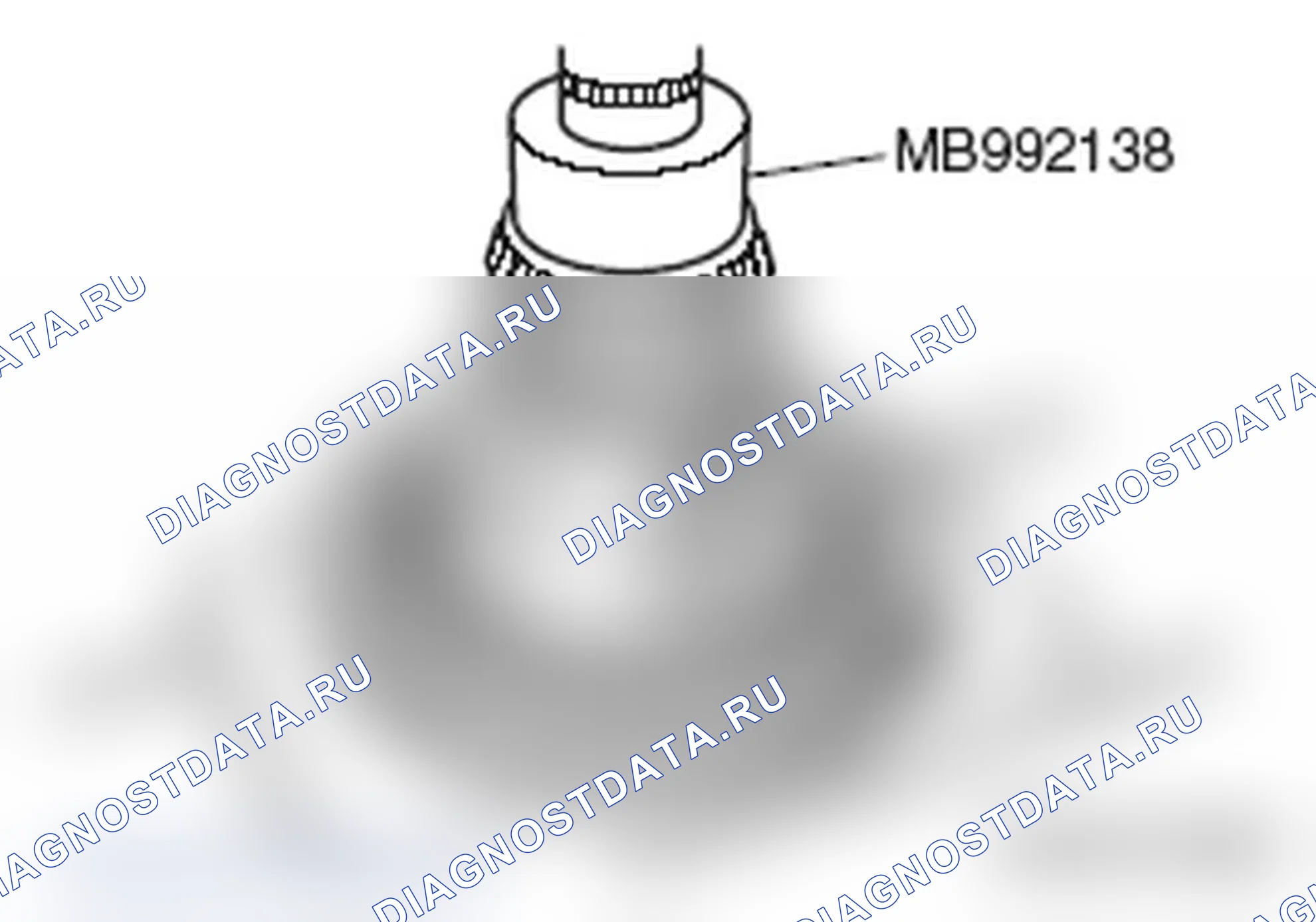 Рис. 108: >> C <<УСТАНОВКА ВНУТРЕННЕГО КОЛЬЦА КОНИЧЕСКОГО РОЛИКОВОГО ПОДШИПНИКА. Mitsubishi Lancer Ralliart X рестайлинг