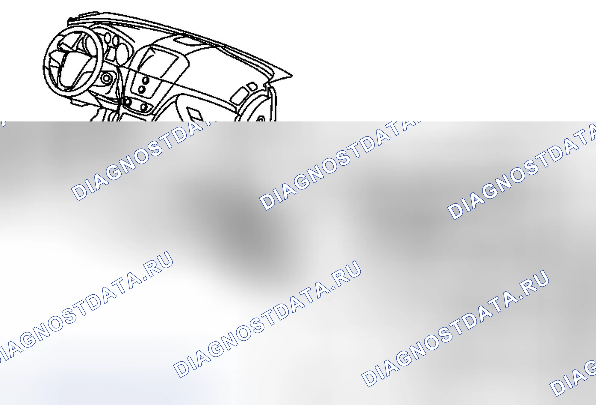 Рис. 30: Замена напольного воздуховода - правая сторона. Buick LaCrosse II