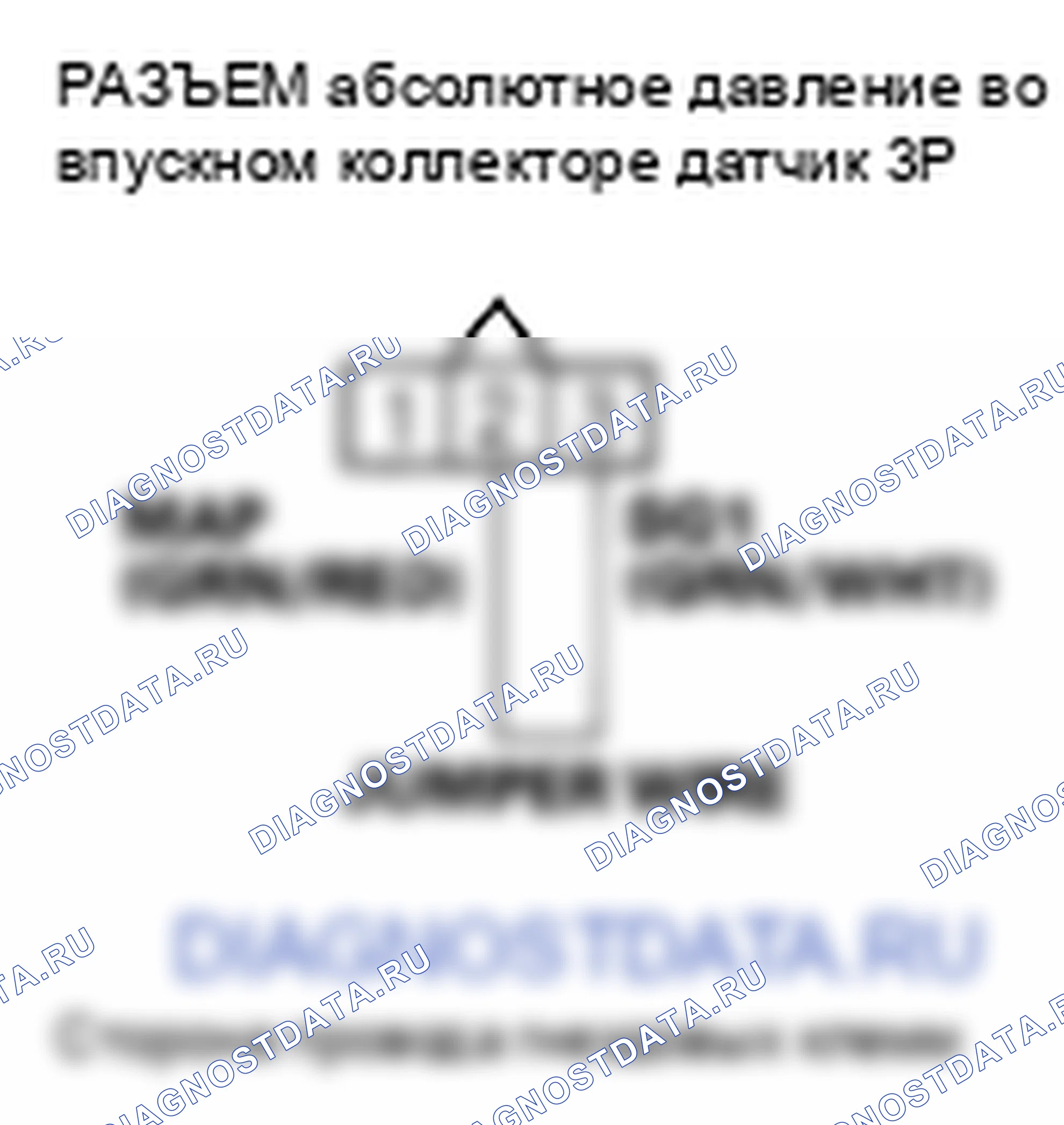 Рис. 369: P0108 расшифровка кода ошибки: высоковольтная цепь датчика абсолютное давление во впускном коллекторе. Honda Element YH2 рестайлинг 2