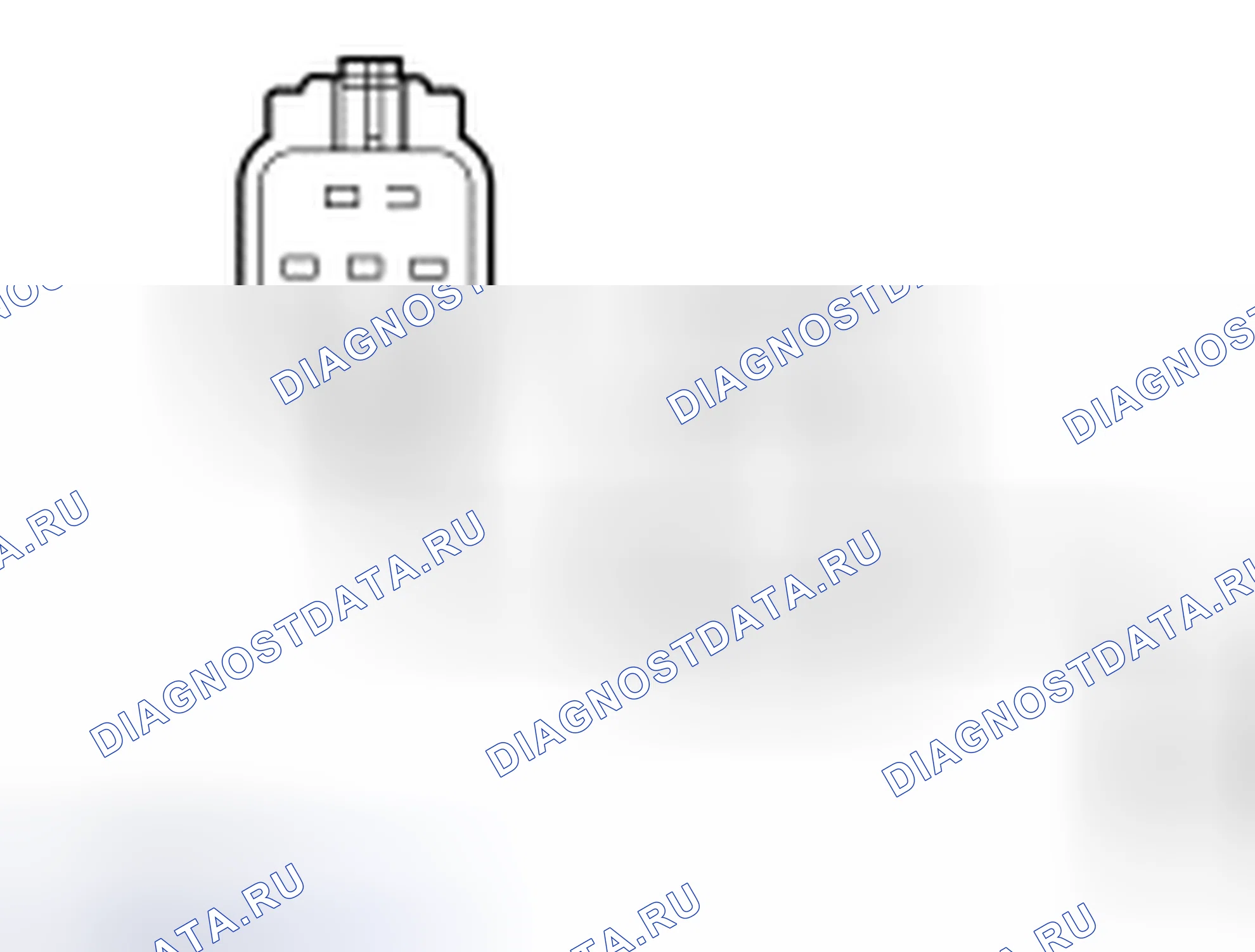 Рис. 22: ТОЧЕЧНОЕ ИСПЫТАНИЕ C: одна фара дальнего света не работает. Hyundai Lafesta I