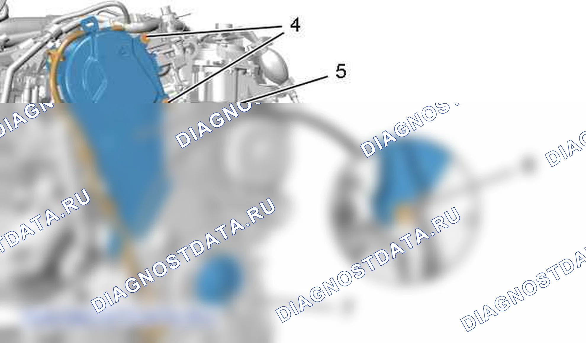 Проверка: фиксация механизма газораспределения — b1em06nd. Citroen C5 II
