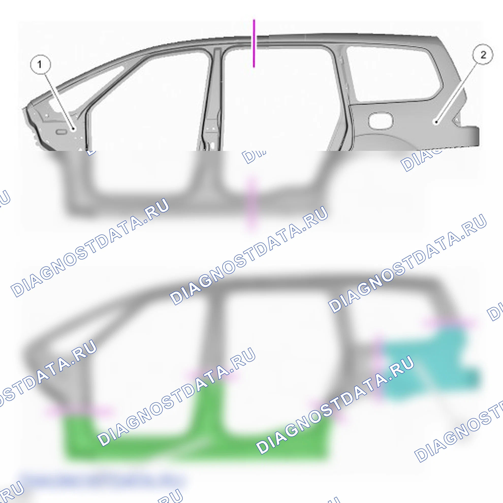 Кузов и рама: описание и работа. Ford S-MAX I рестайлинг