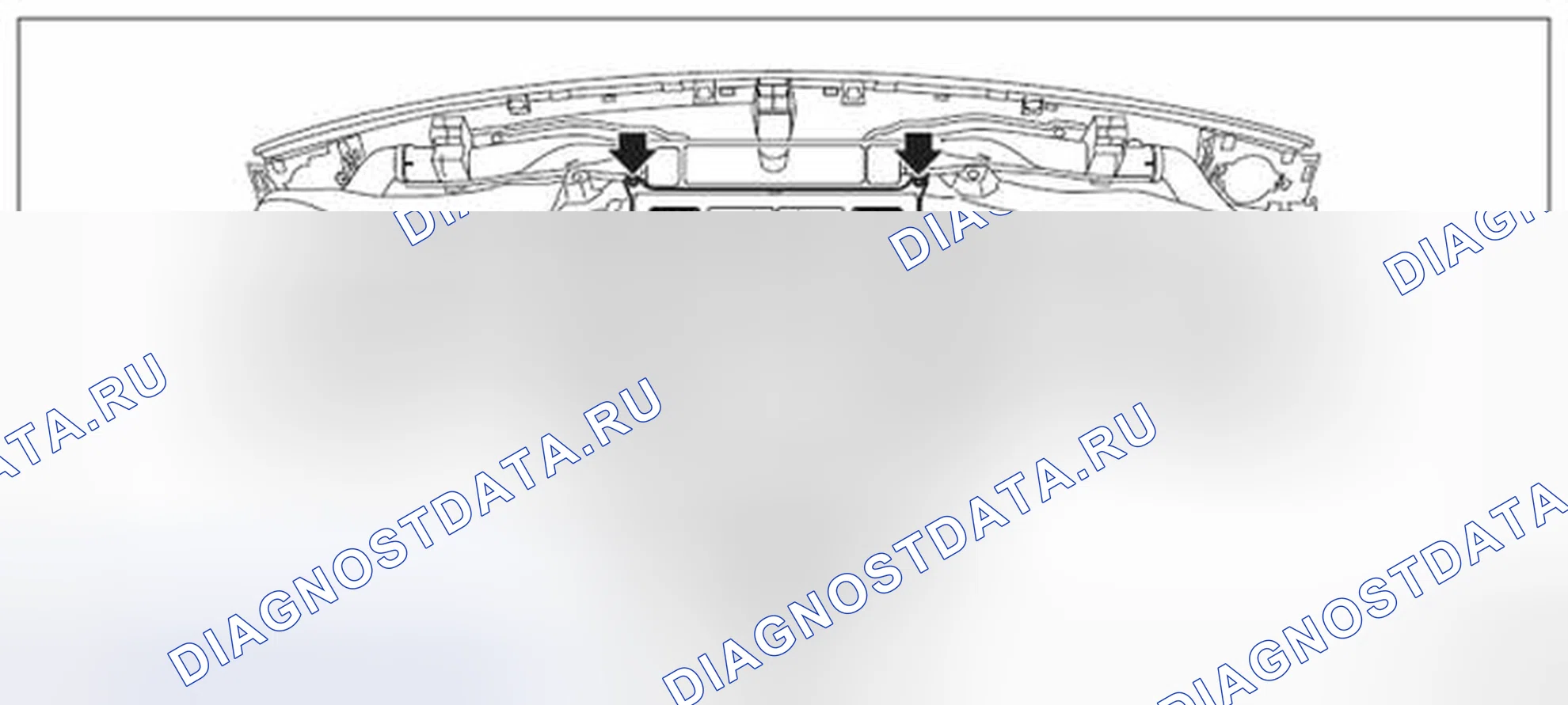 Рис. 50: ДЕМОНТАЖ. Subaru Outback BR рестайлинг