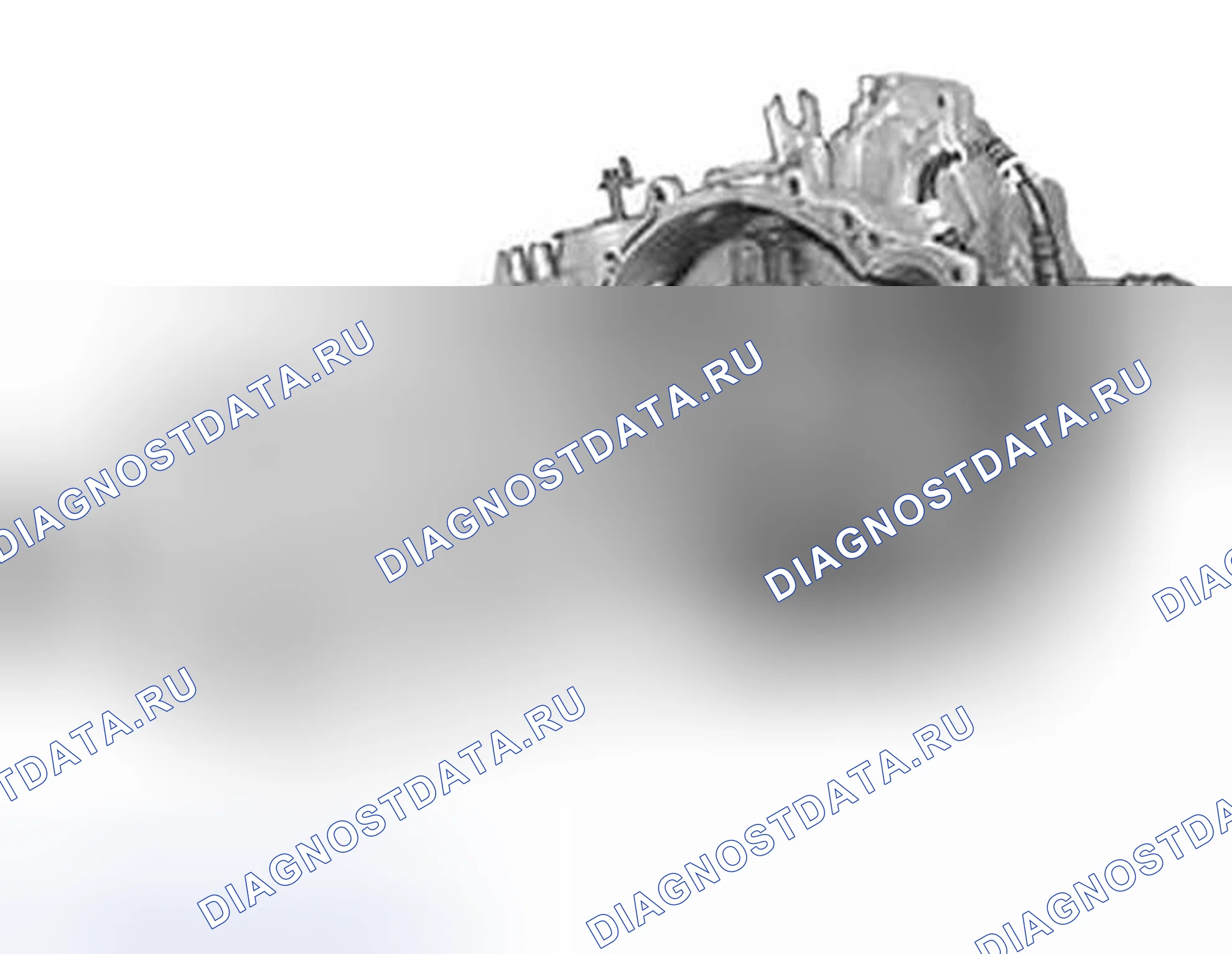 Рис. 186: Промывка и очистка маслоохладителя. Volvo S80 I