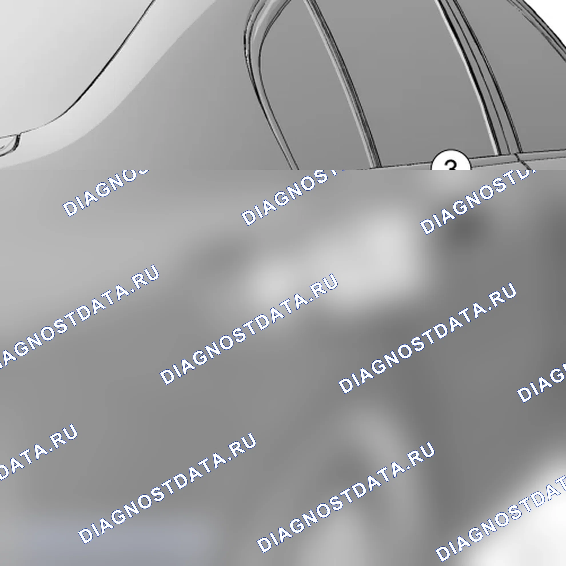 Крышка люка заливной горловины топливного бака. Renault Laguna III