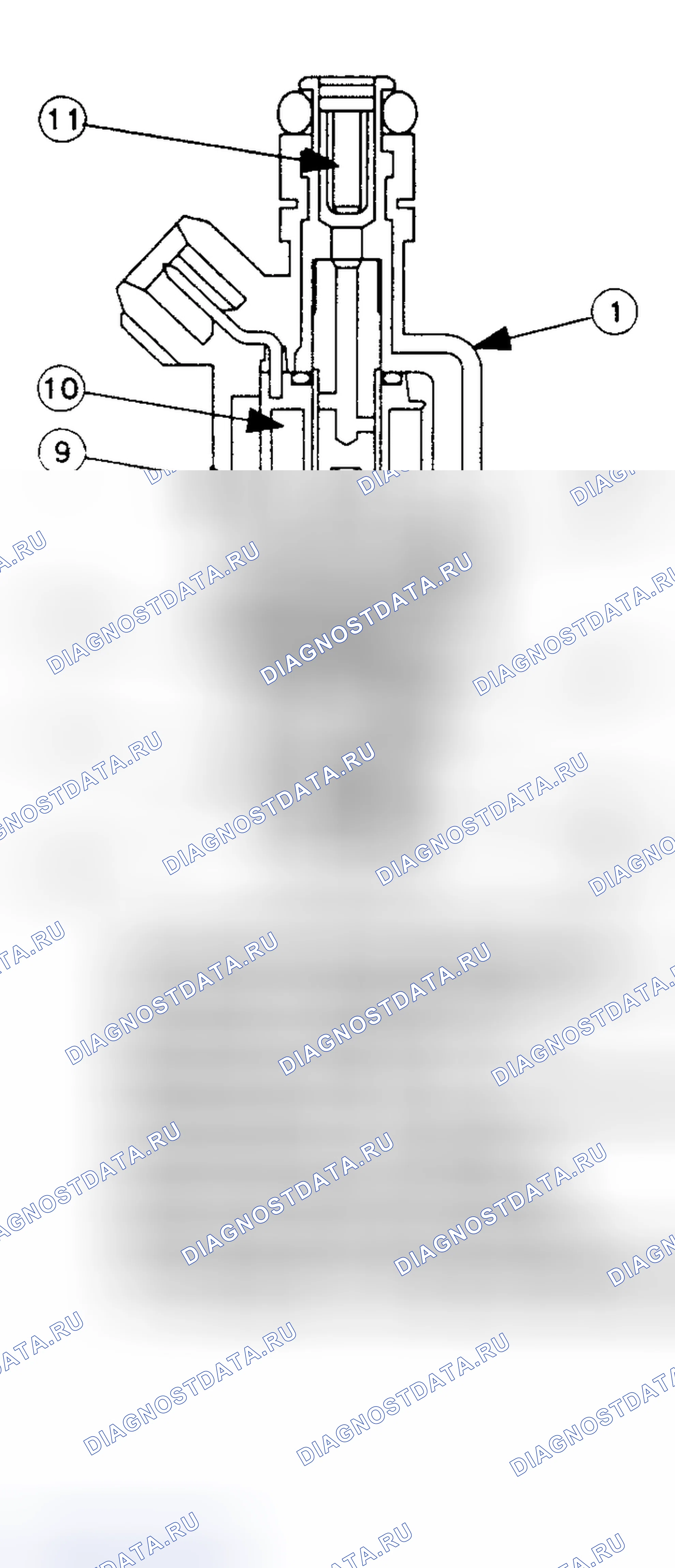 Рис. 159: ТОПЛИВНАЯ ФОРСУНКА - L61 / L81. Kia Rio I