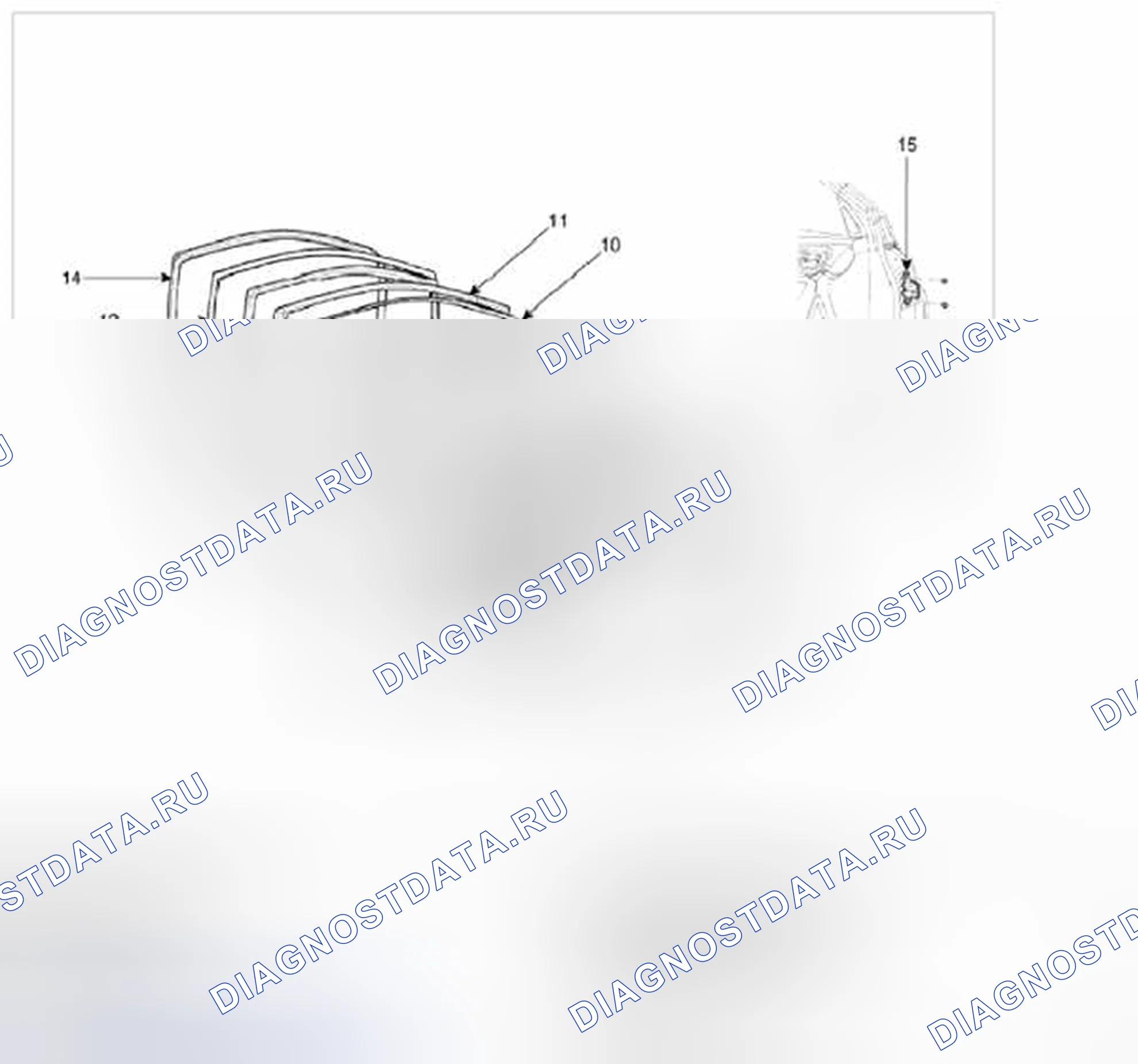 Рис. 1: Компоненты. Hyundai Santa Fe III