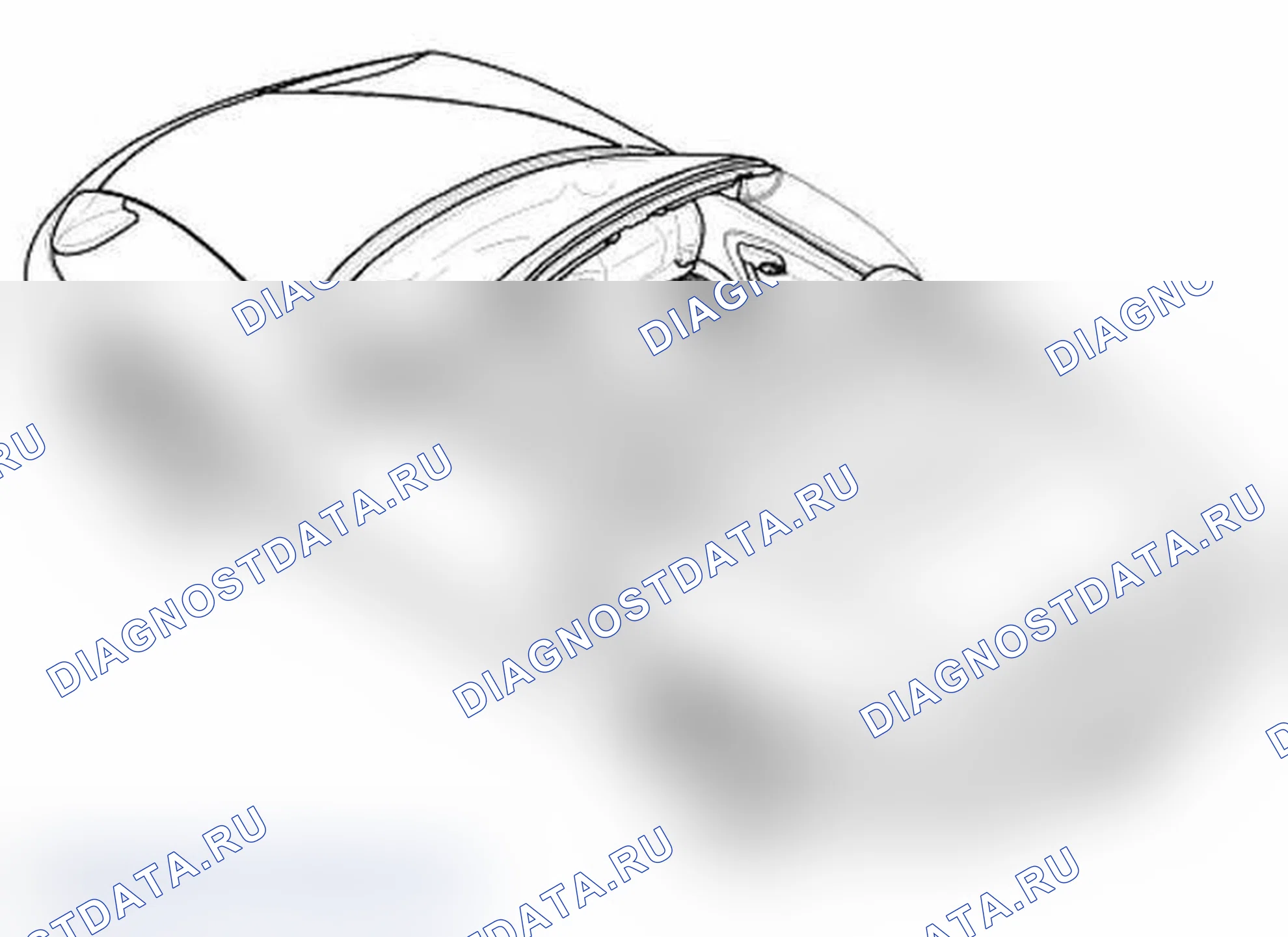 Рис. 133: Снятие и установка заднего спойлера. Porsche Boxster S 986