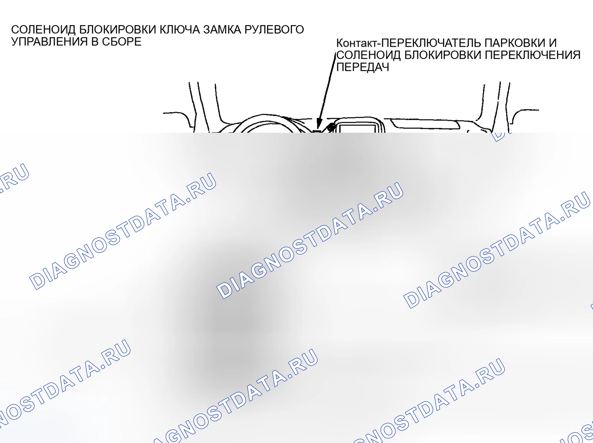 Рис. 431: Указатель расположения компонентов. Honda CR-V II