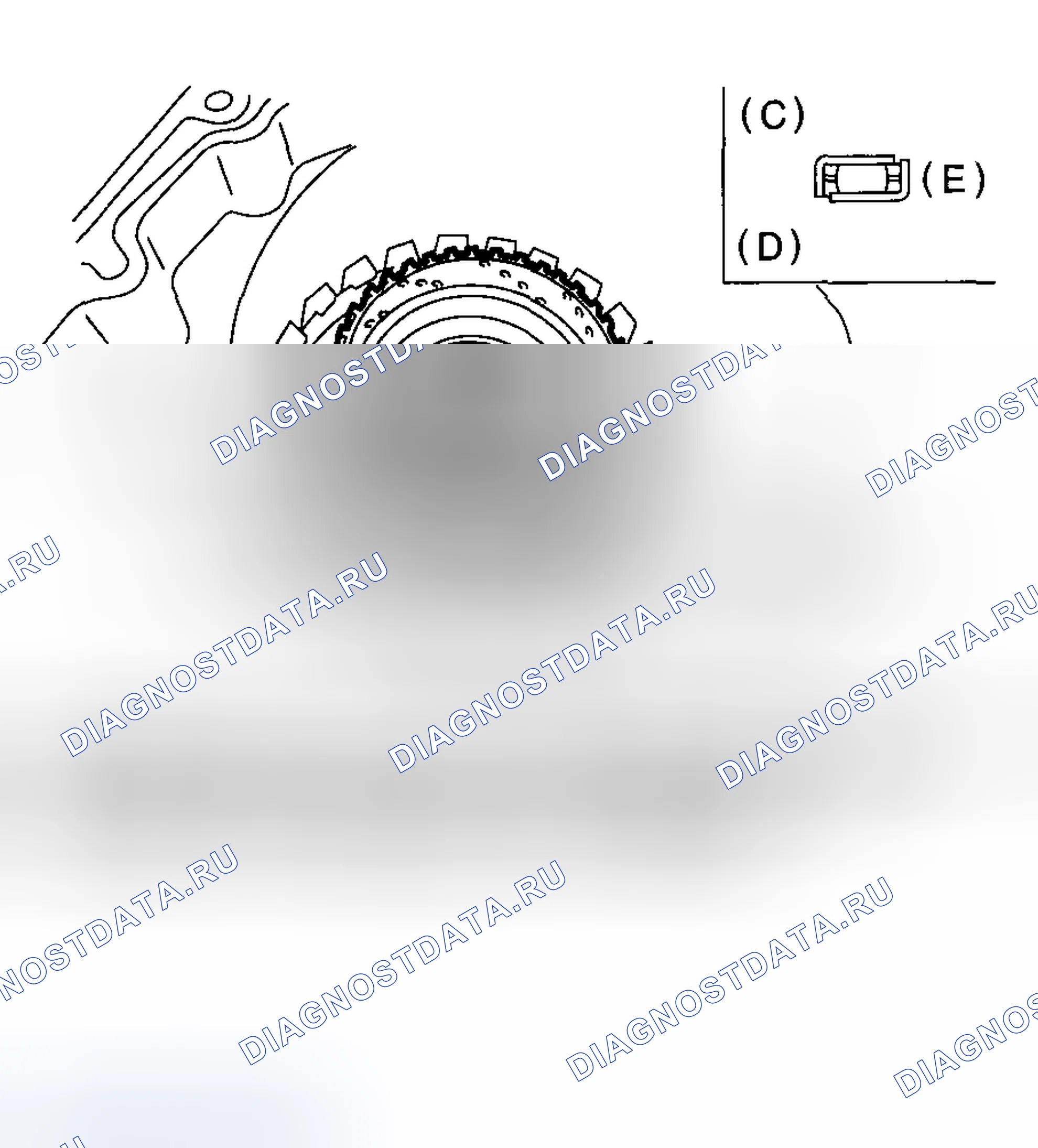 Рис. 338: УСТАНОВКА. Subaru Impreza WRX GD/GG рестайлинг