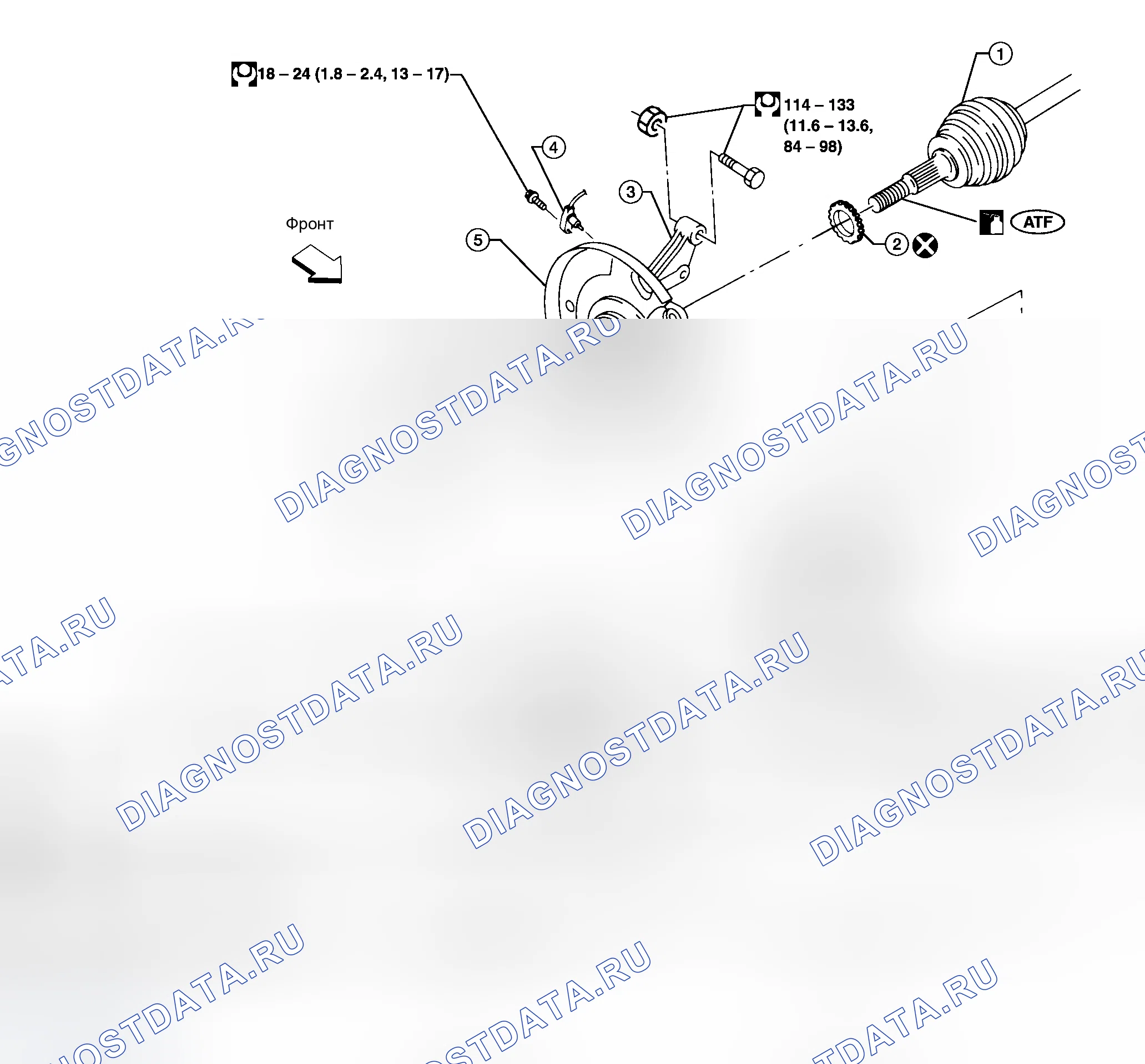 Рис. 29: Компоненты. Honda Stepwgn I