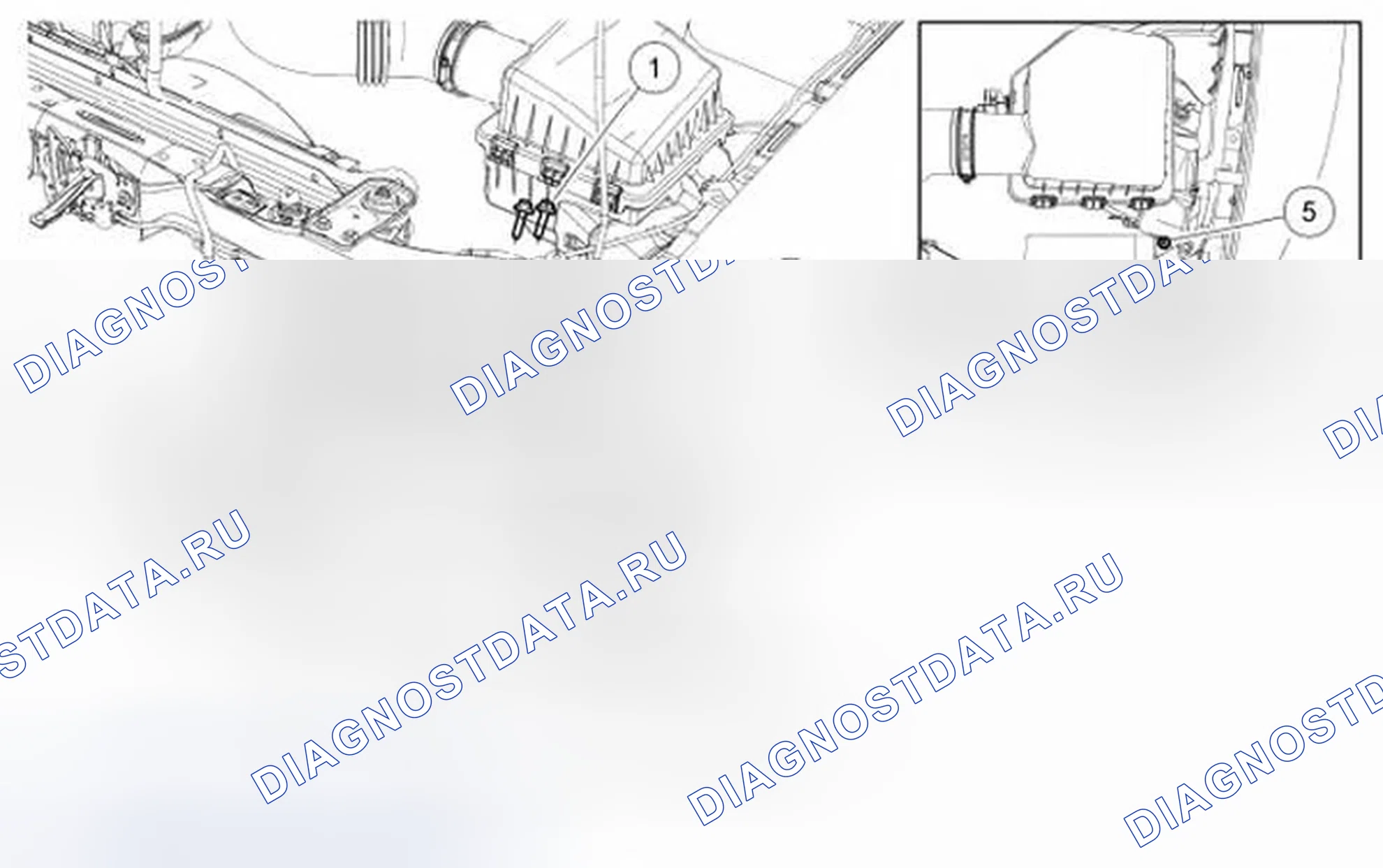 Рис. 2: Фара в сборе. Ford Mustang V рестайлинг