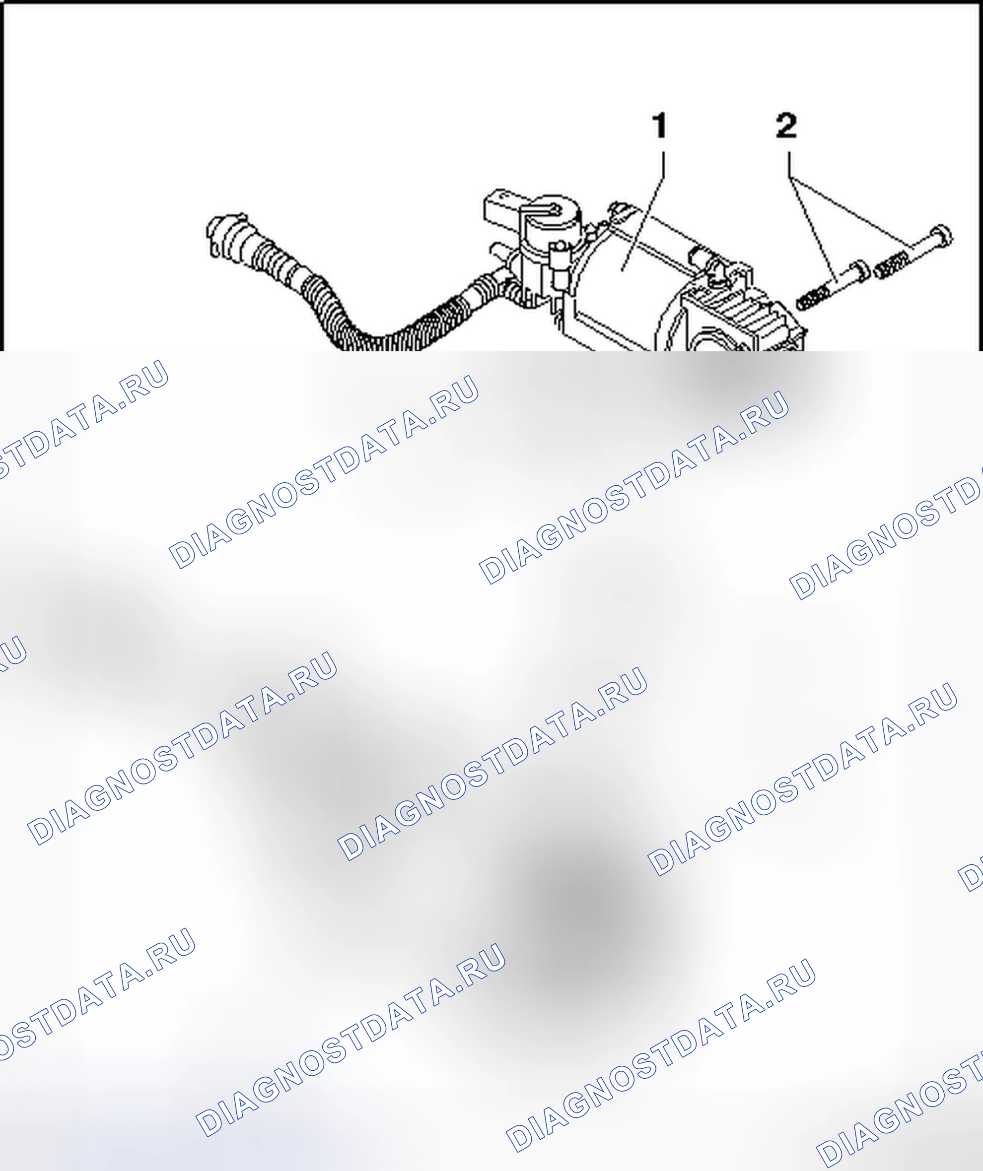 Рис. 1: БЛОК ПОДАЧИ ВОЗДУХА, ОБЗОР СБОРКИ. Volkswagen Touareg I