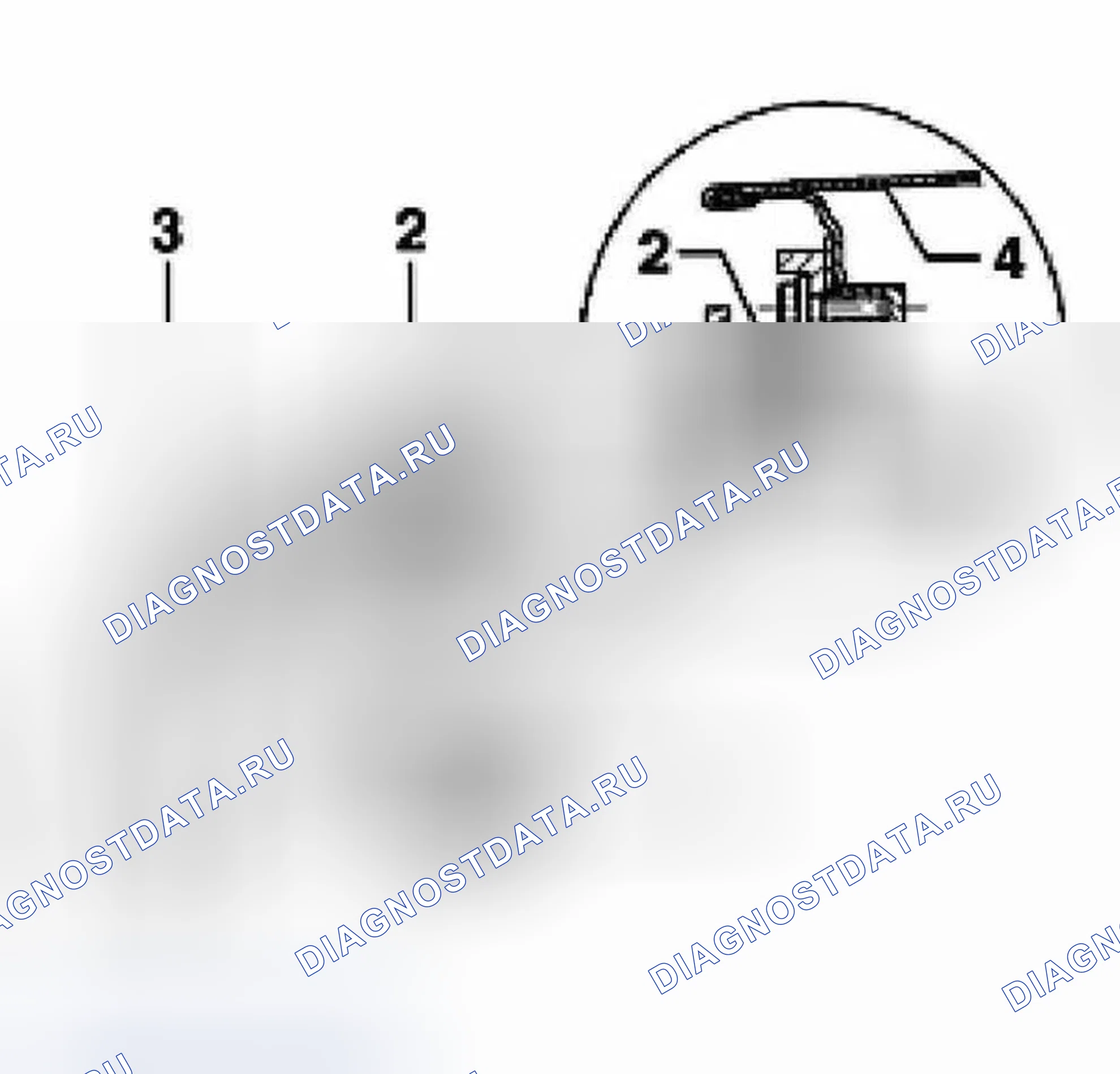 Рис. 4: Регулировочный стопор. Audi A8 D2