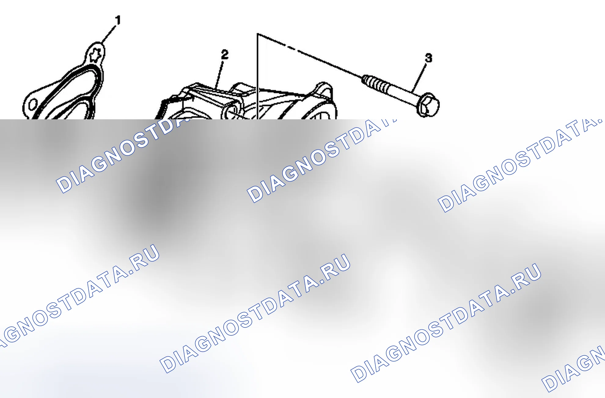 Рис. 20: Переходник масляного фильтра. Chevrolet Captiva I рестайлинг 2