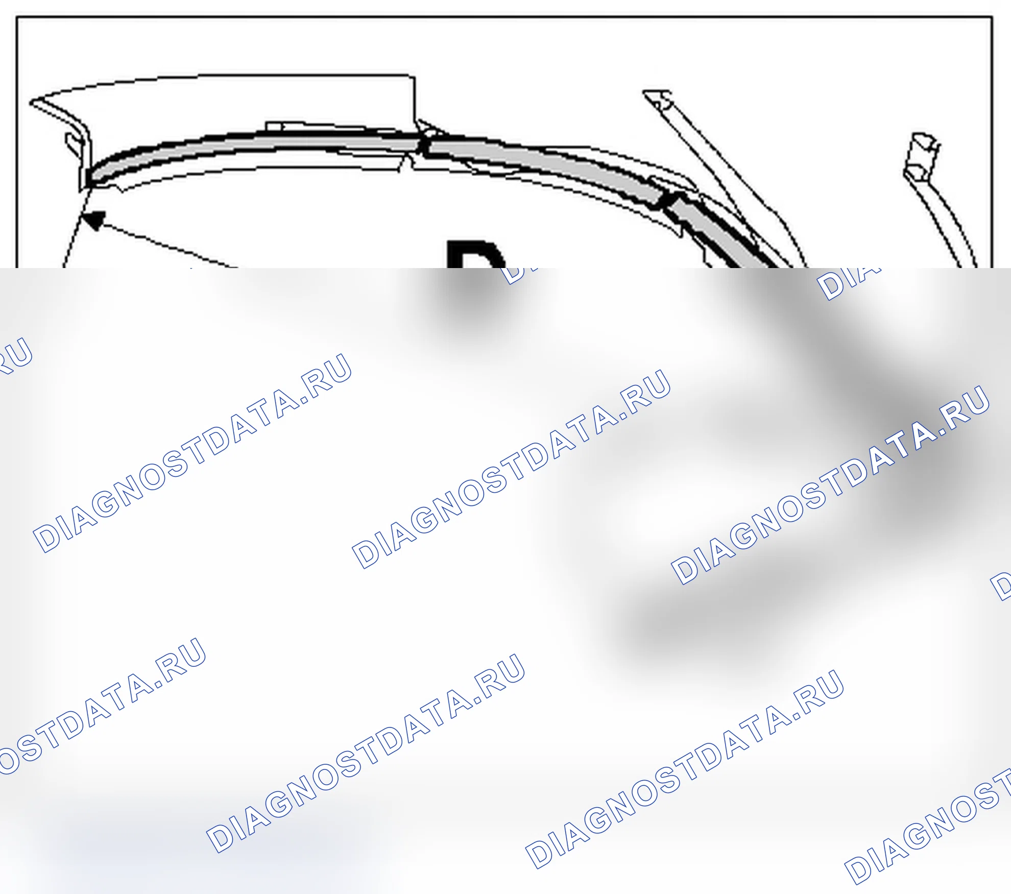 Рис. 13: Проверка диагонального размера края стиля. Porsche 911 GT3 997