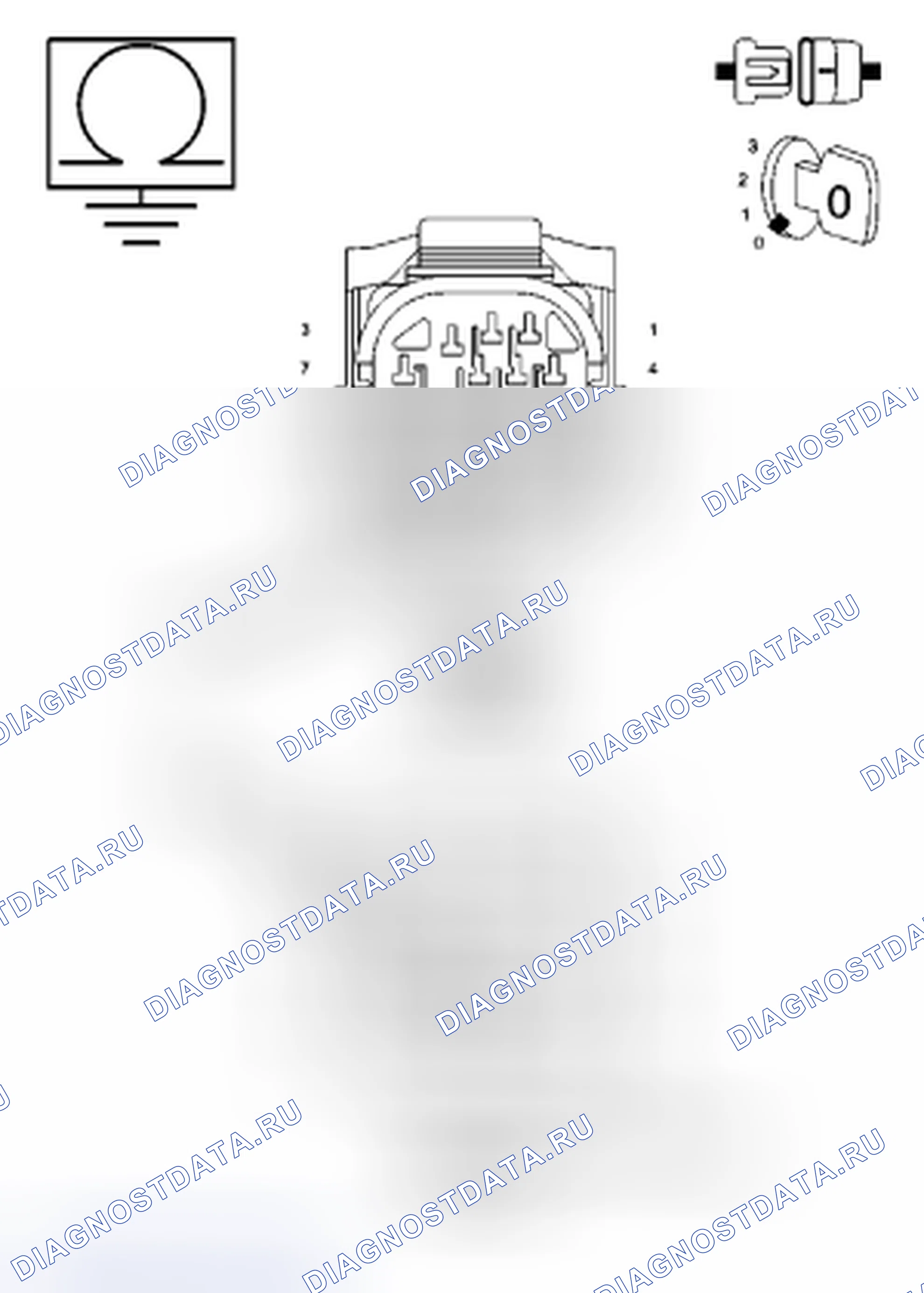 Рис. 822: Диагностический тест. Chrysler Town & Country V