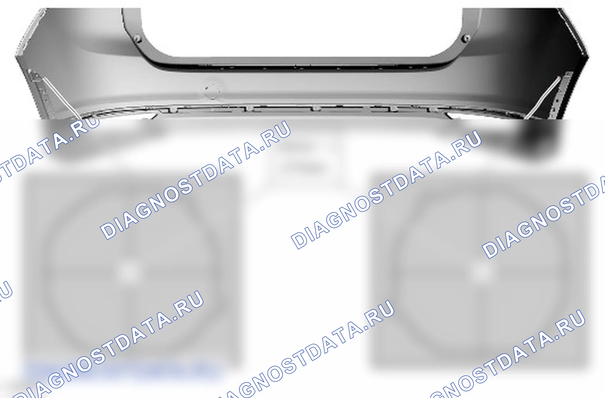 Разборка и сборка кожуха заднего бампера. Ford Grand C-MAX II рестайлинг