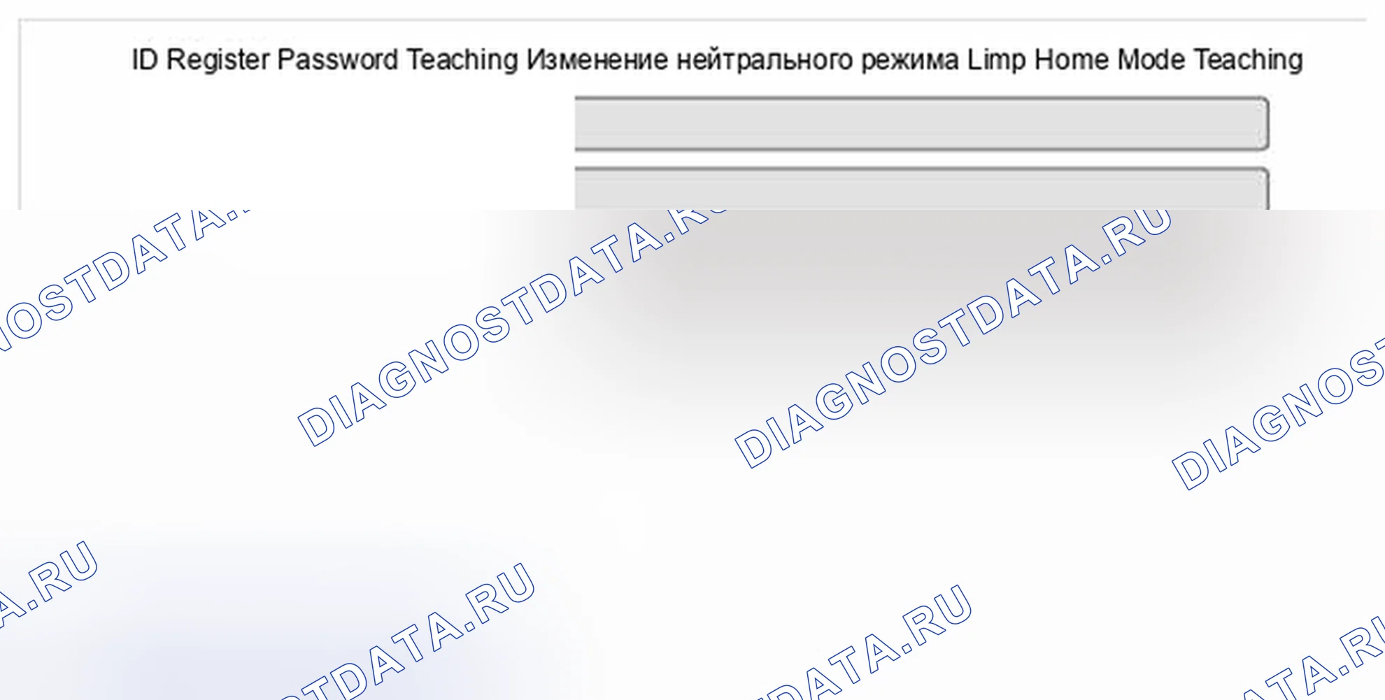 Рис. 42: Функция Limp Home. BMW 6 серия F06/F13/F12
