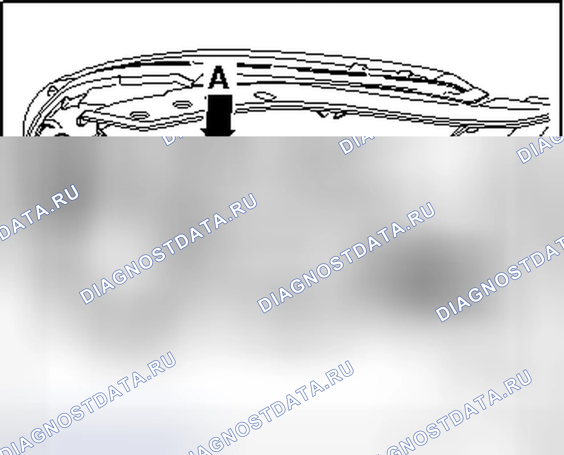 Рис. 271: ГАЛОГЕННЫЕ ФАРЫ, РЕГУЛИРОВКА. Volkswagen Eos I рестайлинг
