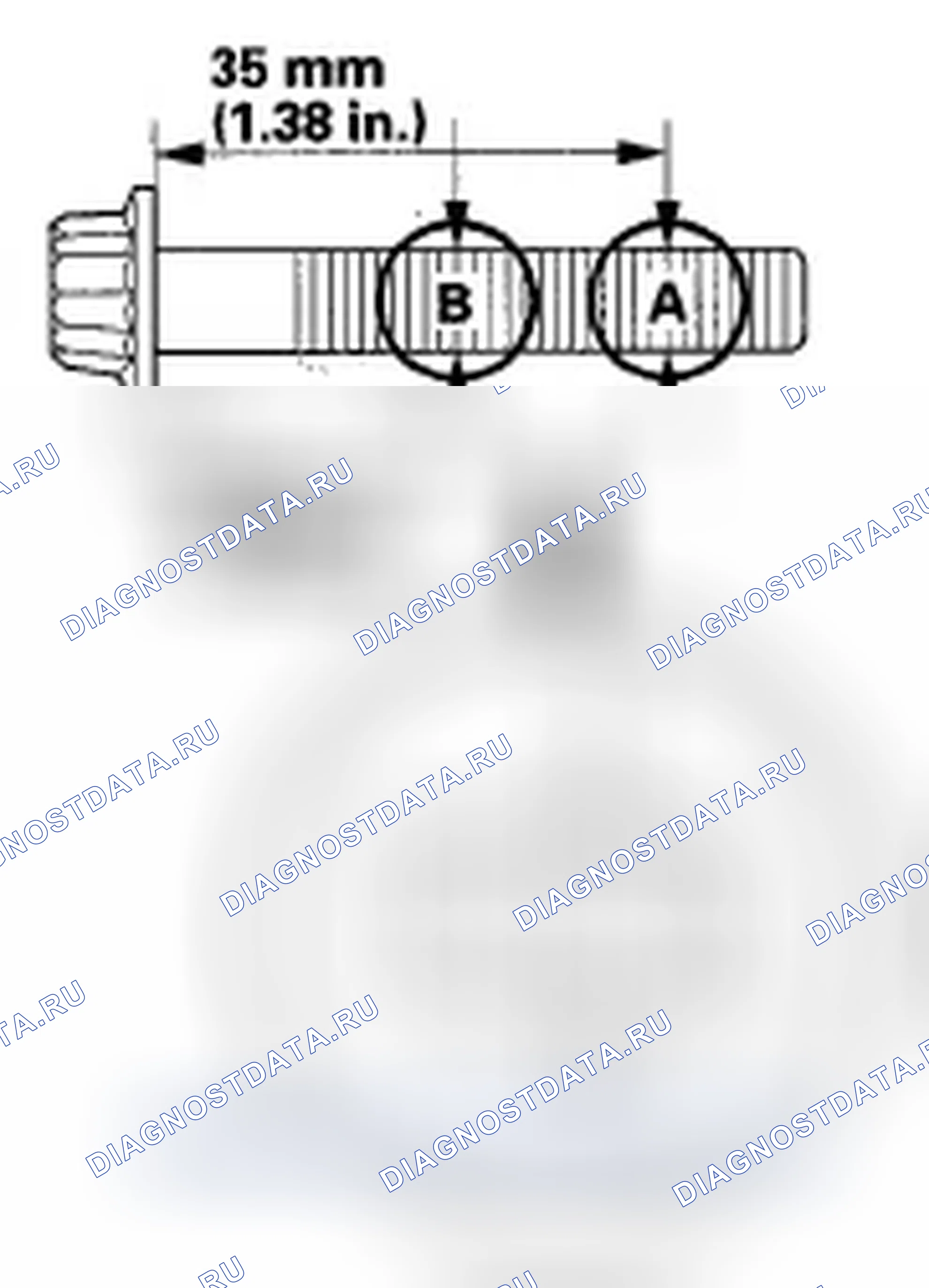 Рис. 236: Проверка болта шатуна. Acura TSX I