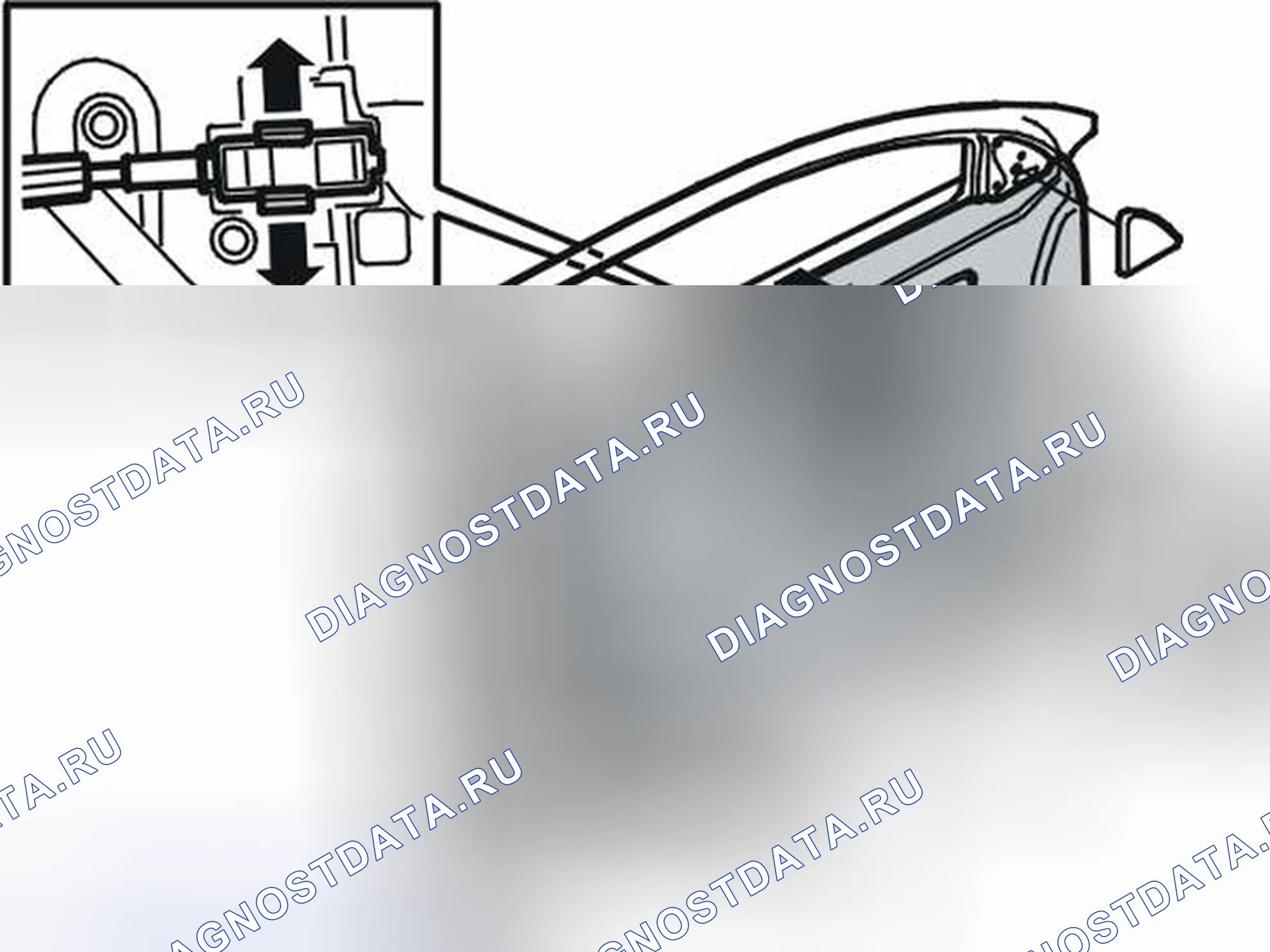 Рис. 1112: Снятие панели с передней боковой двери. Volvo V70 II