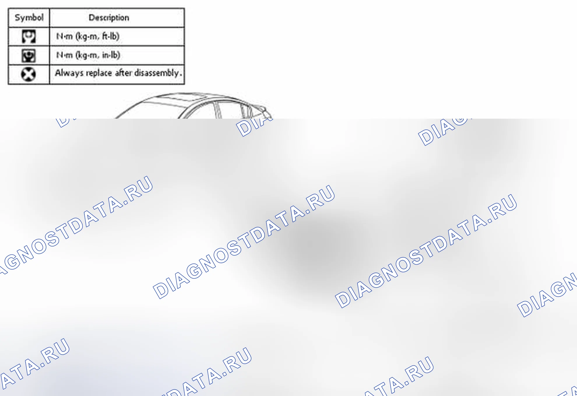 Рис. 83: Разнесенный вид. Nissan Altima L32