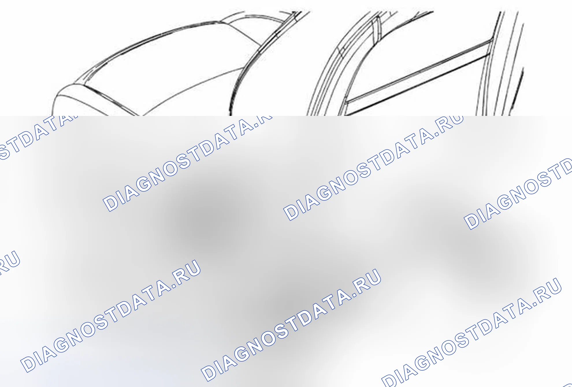 Рис. 4: Замена финишной крышки стояка переднего сиденья. Buick Encore I