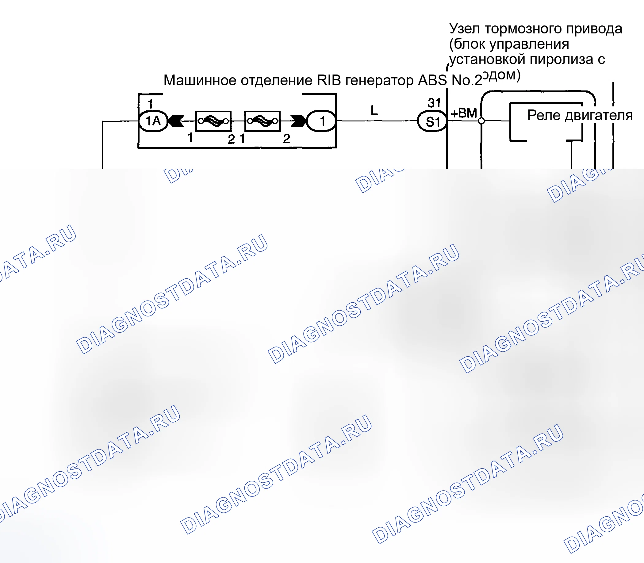 Рис. 74: электросхема. Toyota Matrix E130