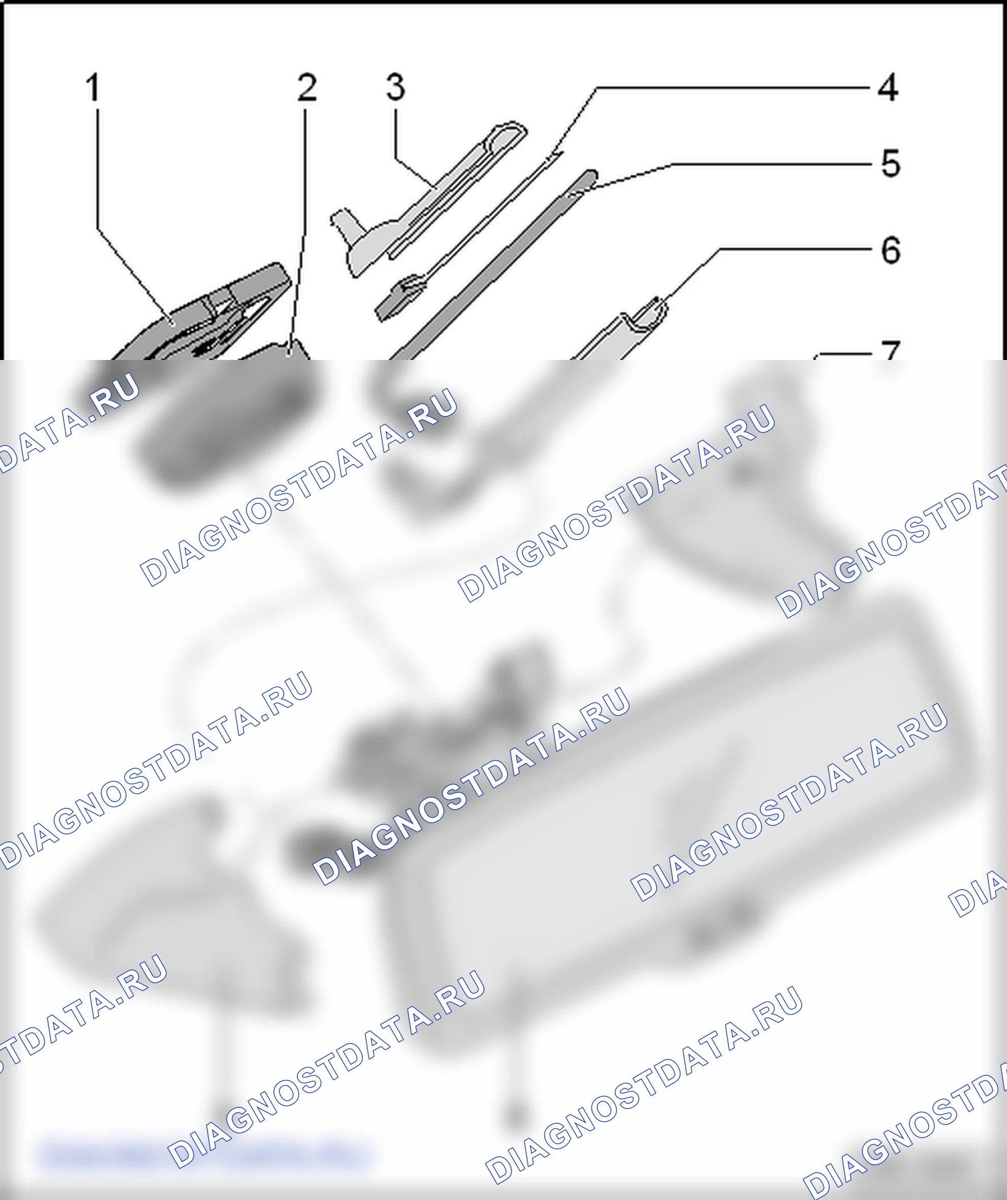 Система мойки лобового стекла. SEAT Ibiza IV