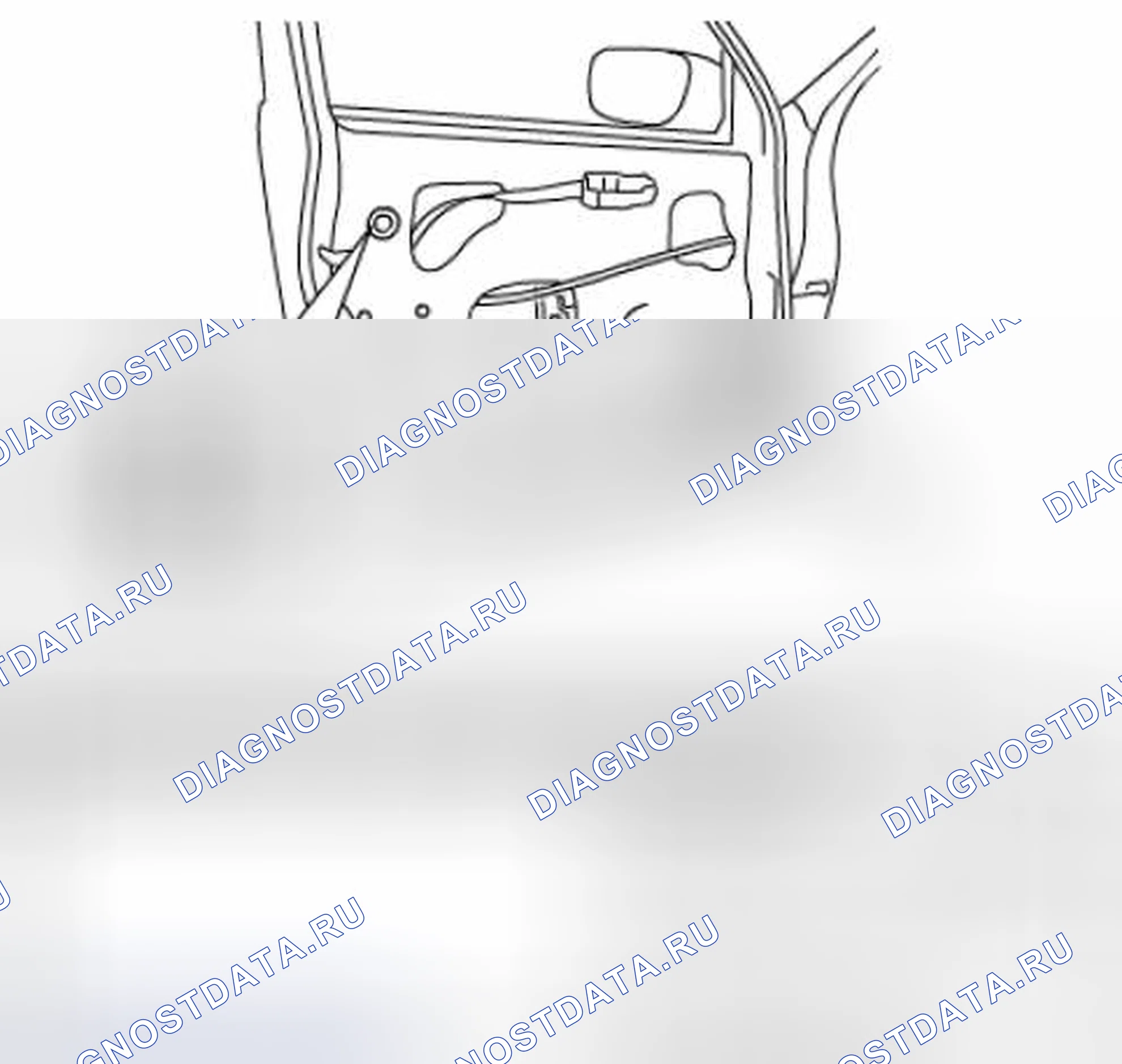 Рис. 5: Проверка переключателя цилиндра дверного ключа. Suzuki Grand Vitara II рестайлинг 2