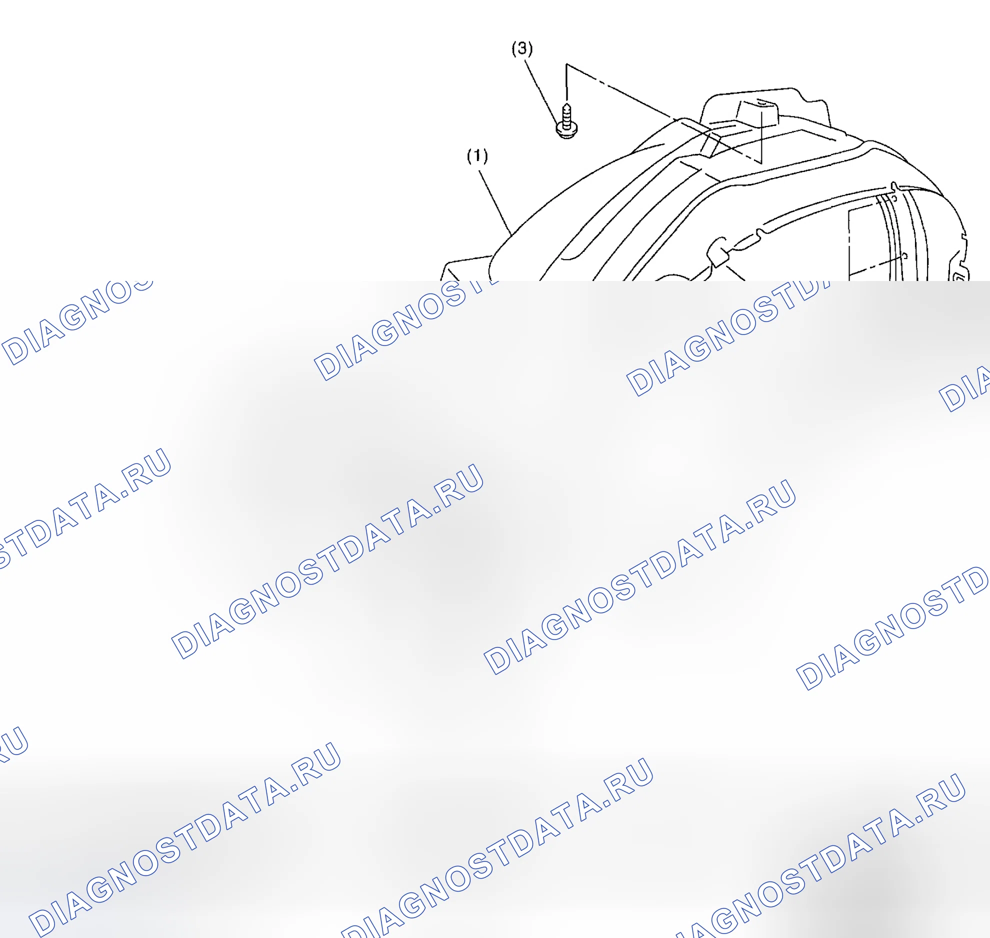 Рис. 54: ЗАЩИТА ОТ БУРОВОГО РАСТВОРА. Subaru Forester SG