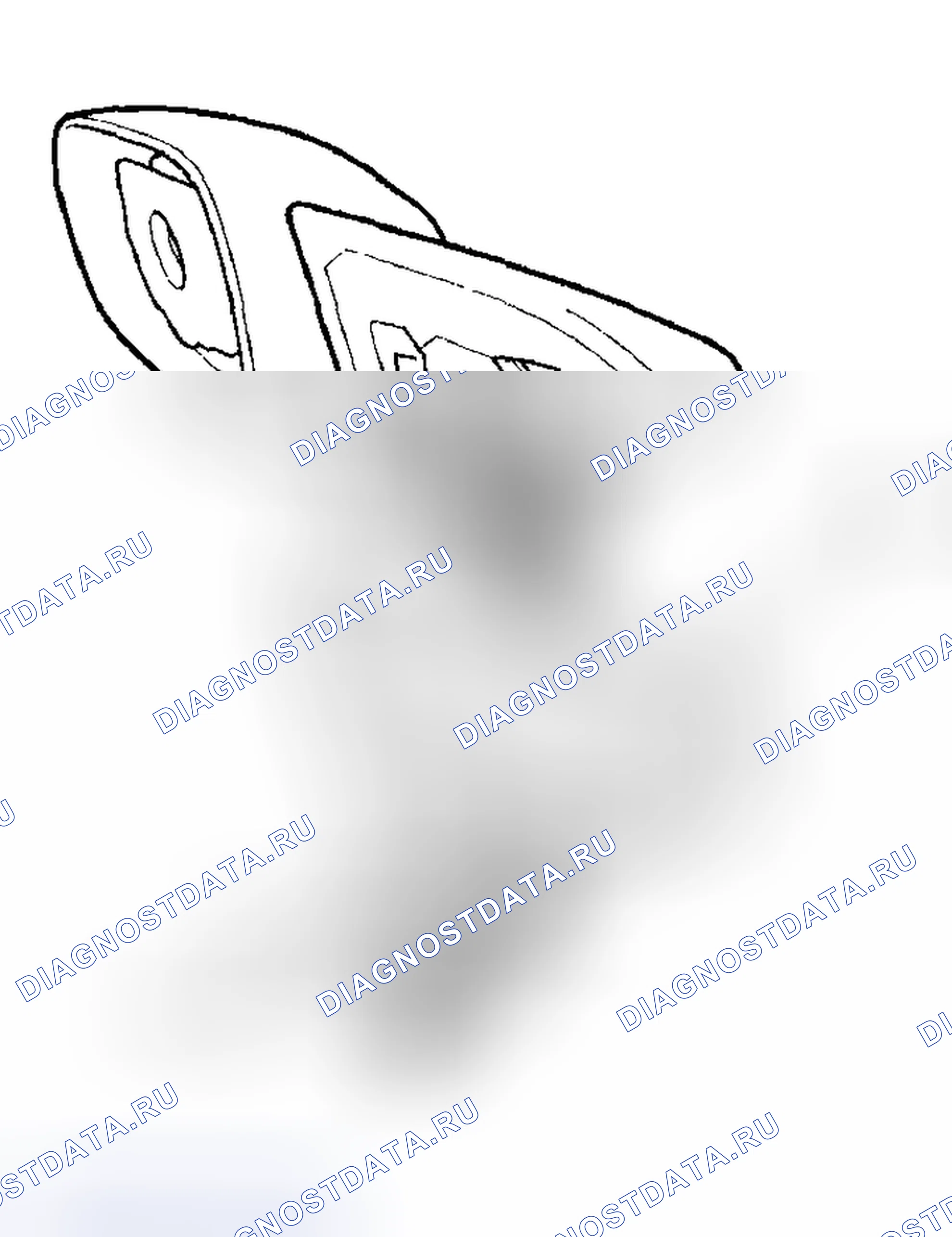 Рис. 10: Замена привода силового зеркала. Acura RSX I
