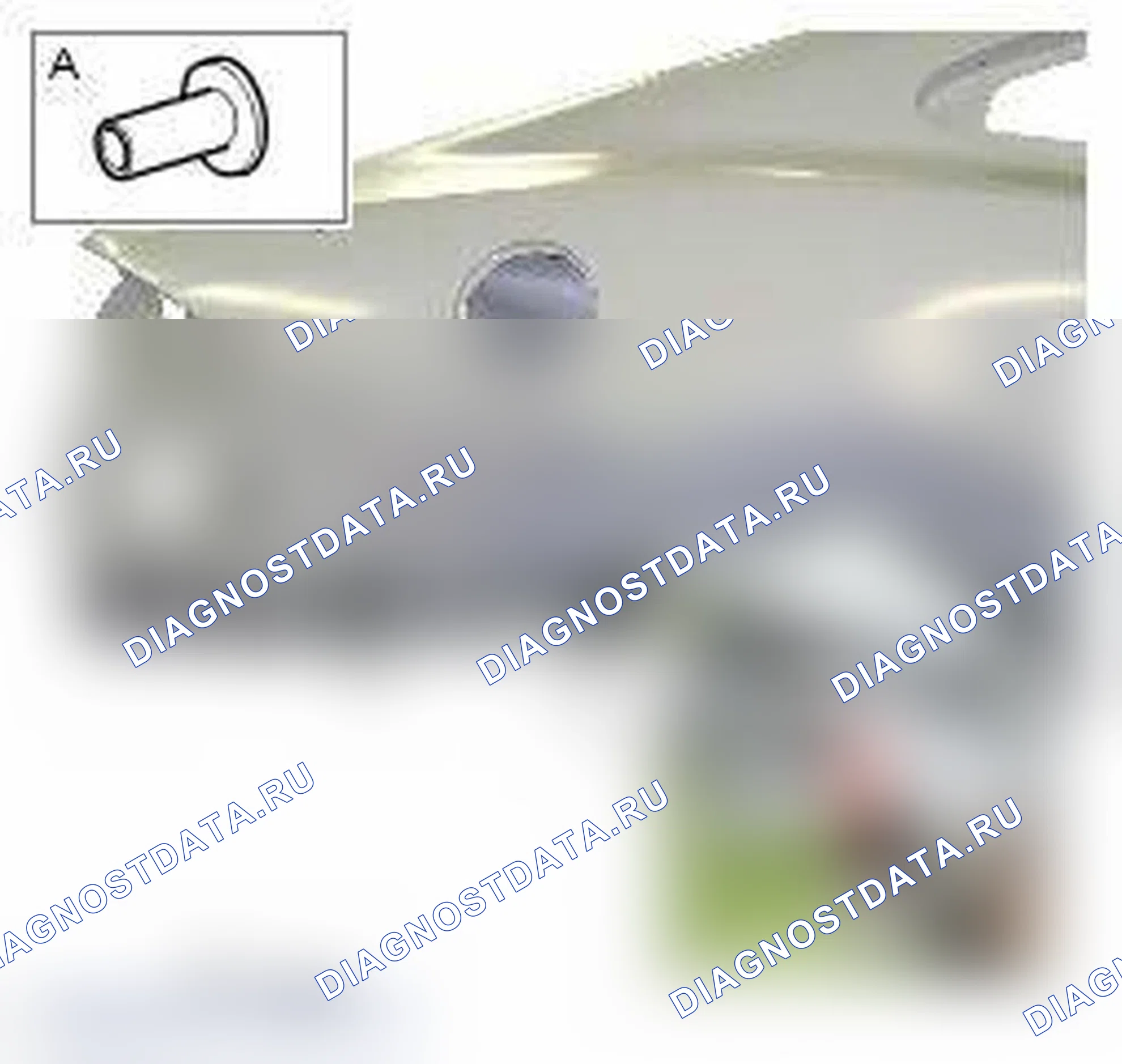 Рис. 256: ДЕМОНТАЖ. Jaguar XK II рестайлинг 2
