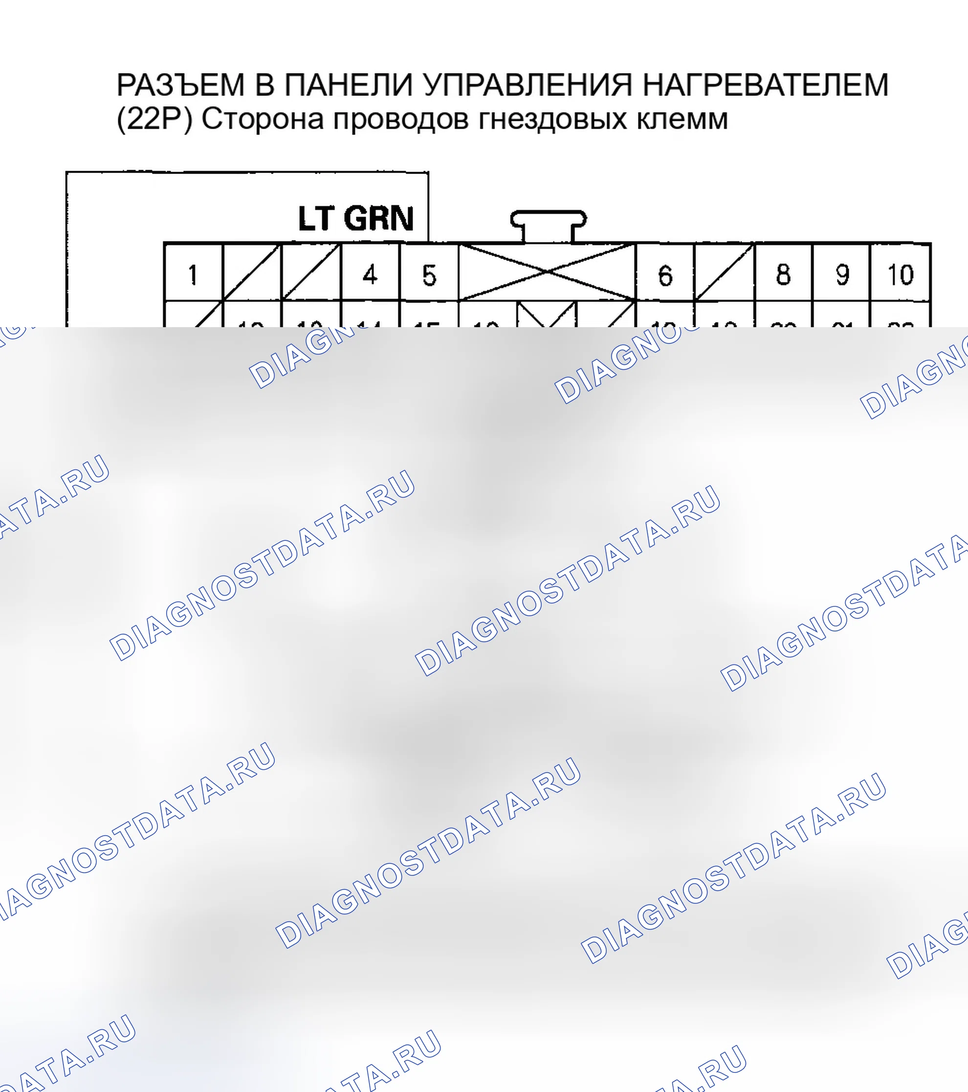 Рис. 12: Индикатор расшифровка кода ошибки I: разомкнутый в цепи двигателя управления смешиванием воздуха. Honda Insight ZE1