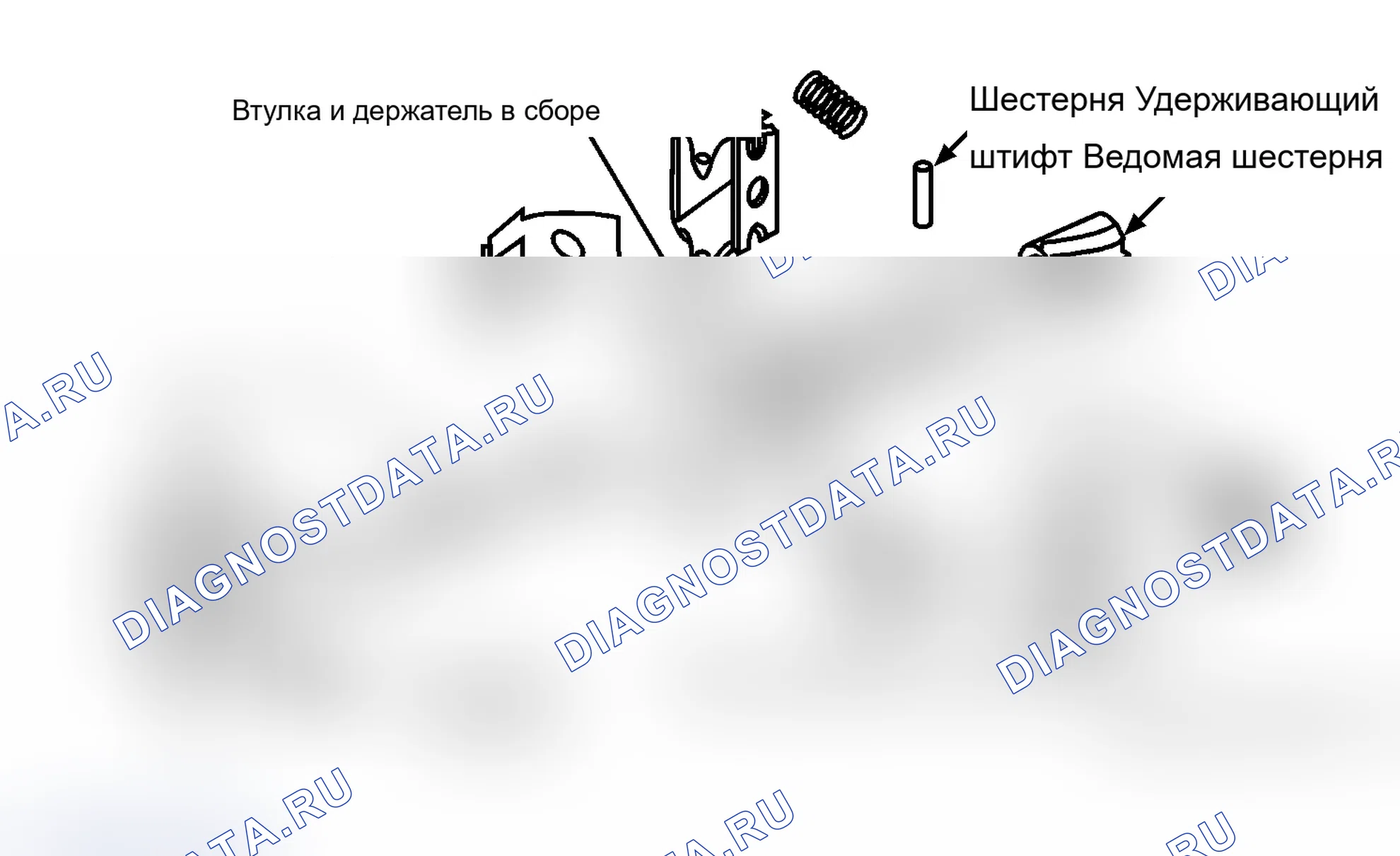 Рис. 21: Разнесенный вид регулятора в сборе. Chevrolet El Camino V