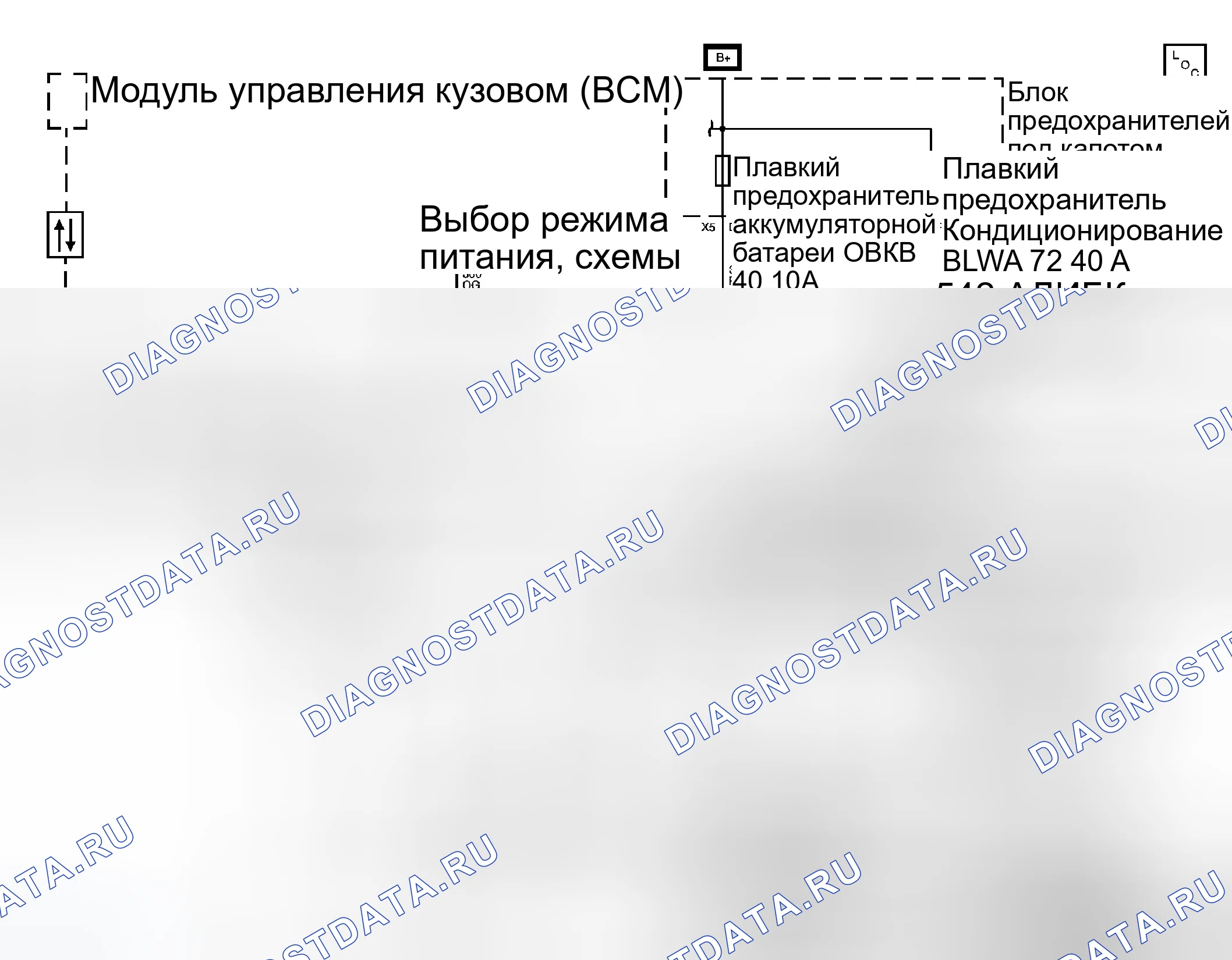 Рис. 36: Схема ОВКВ. GMC Sierra 2500 HD 