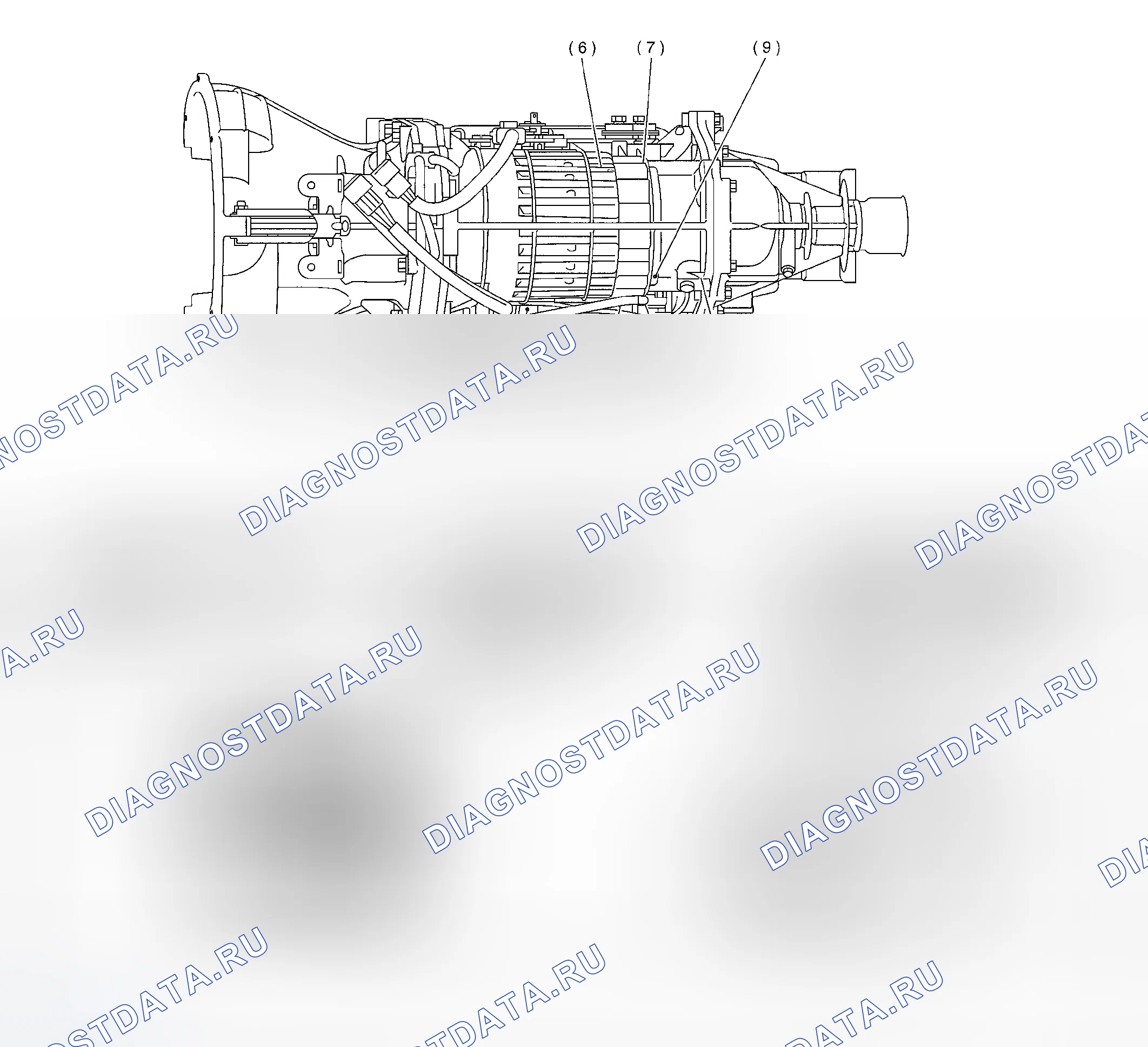 Рис. 721: Позиционирующие соленоиды. Subaru Outback BH