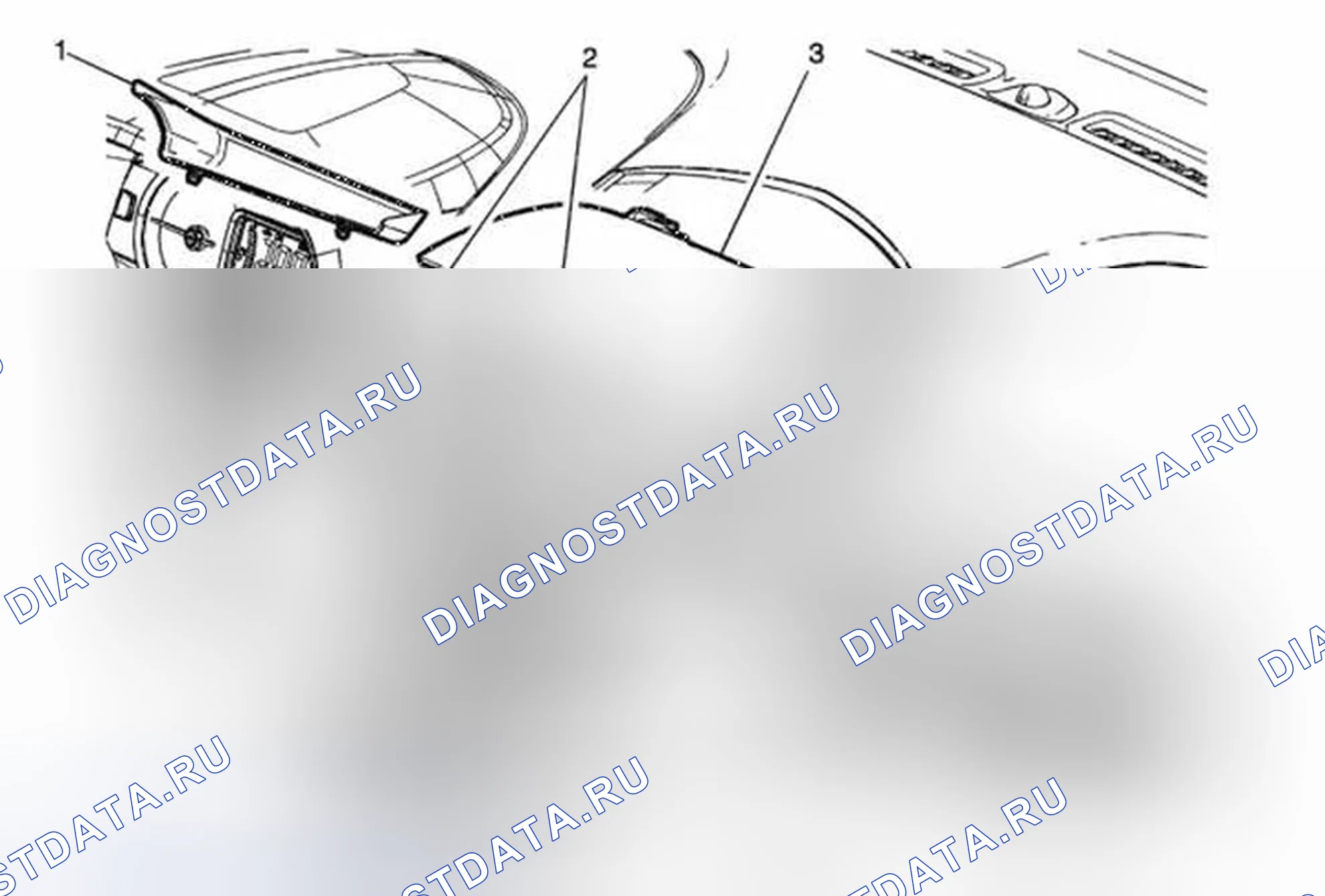 Рис. 113: Замена верхнего отсека приборной панели (Trax). Buick Encore I