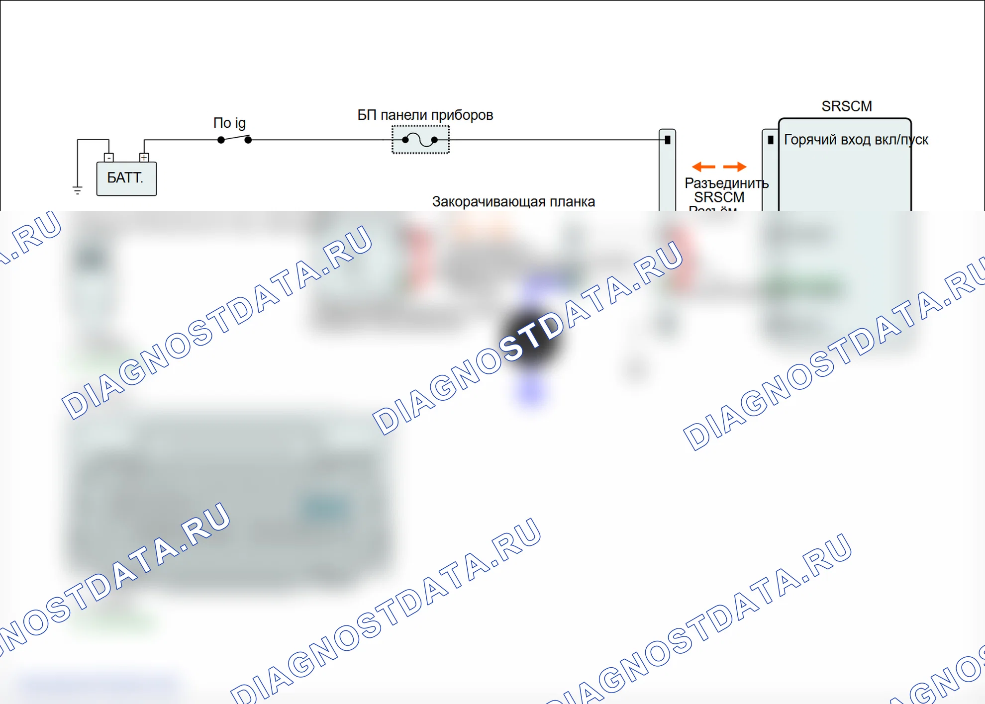 B1480: Раздувной контур сопротивления передней пассажирской подушки безопасности занавеса короткое замыкание на питание. Hyundai Genesis BH