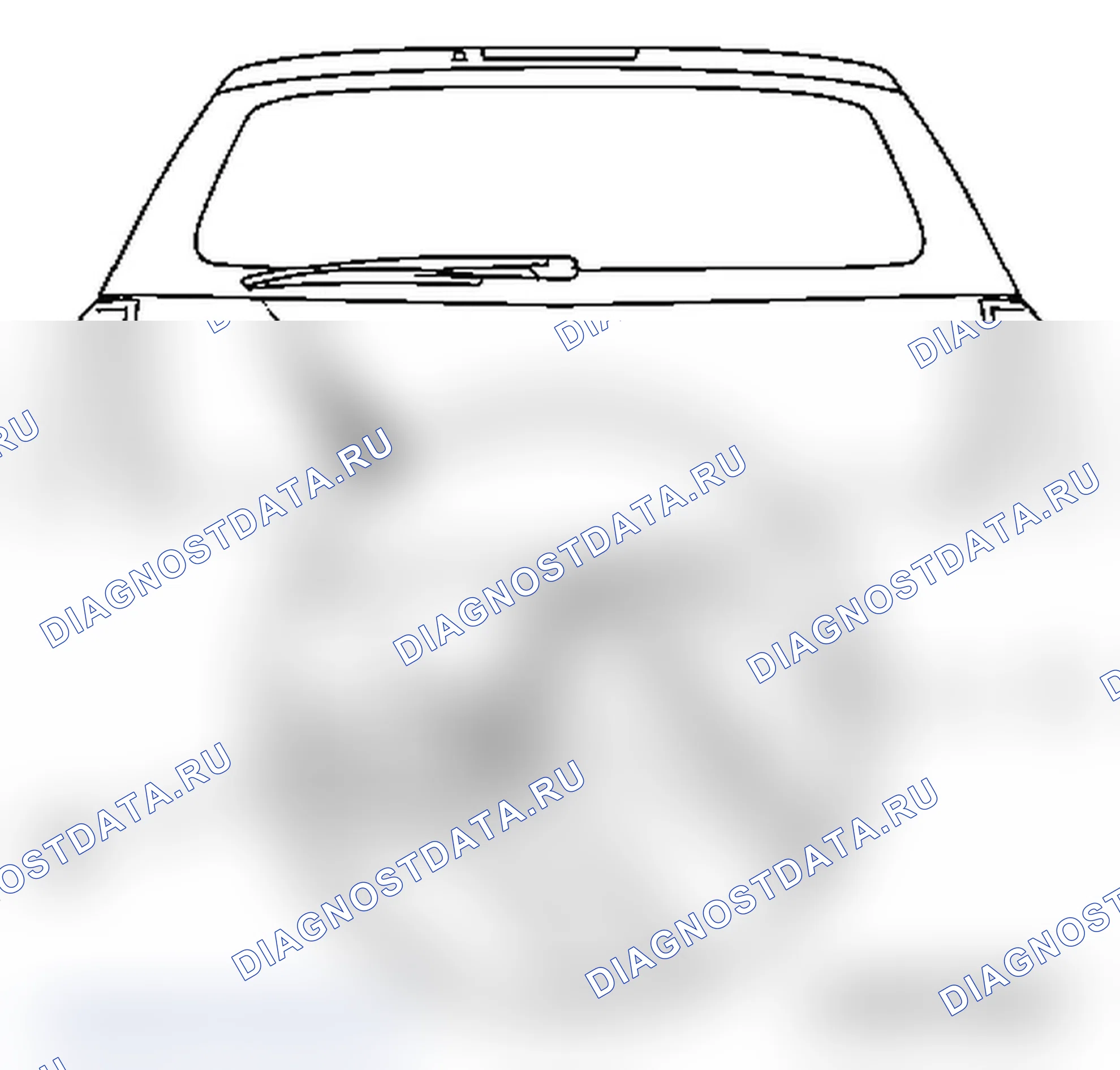 Снятие, установка или замена стекла в задней откидной двери. Opel Zafira B