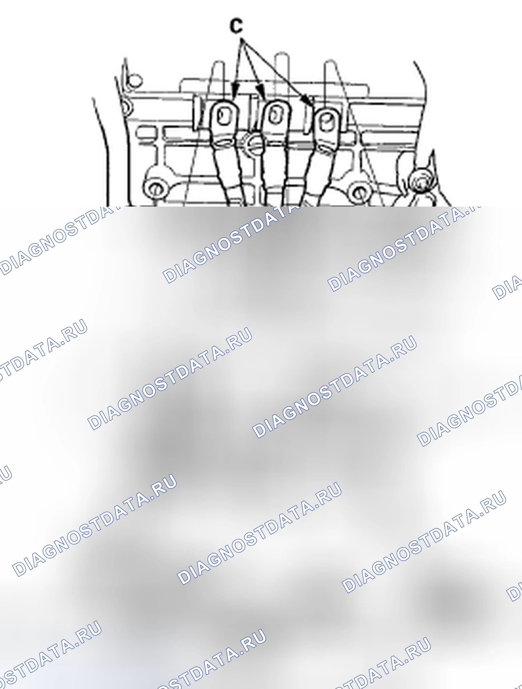 Рис. 285: Снятие / установка датчика тока двигателя. Honda Accord VII рестайлинг