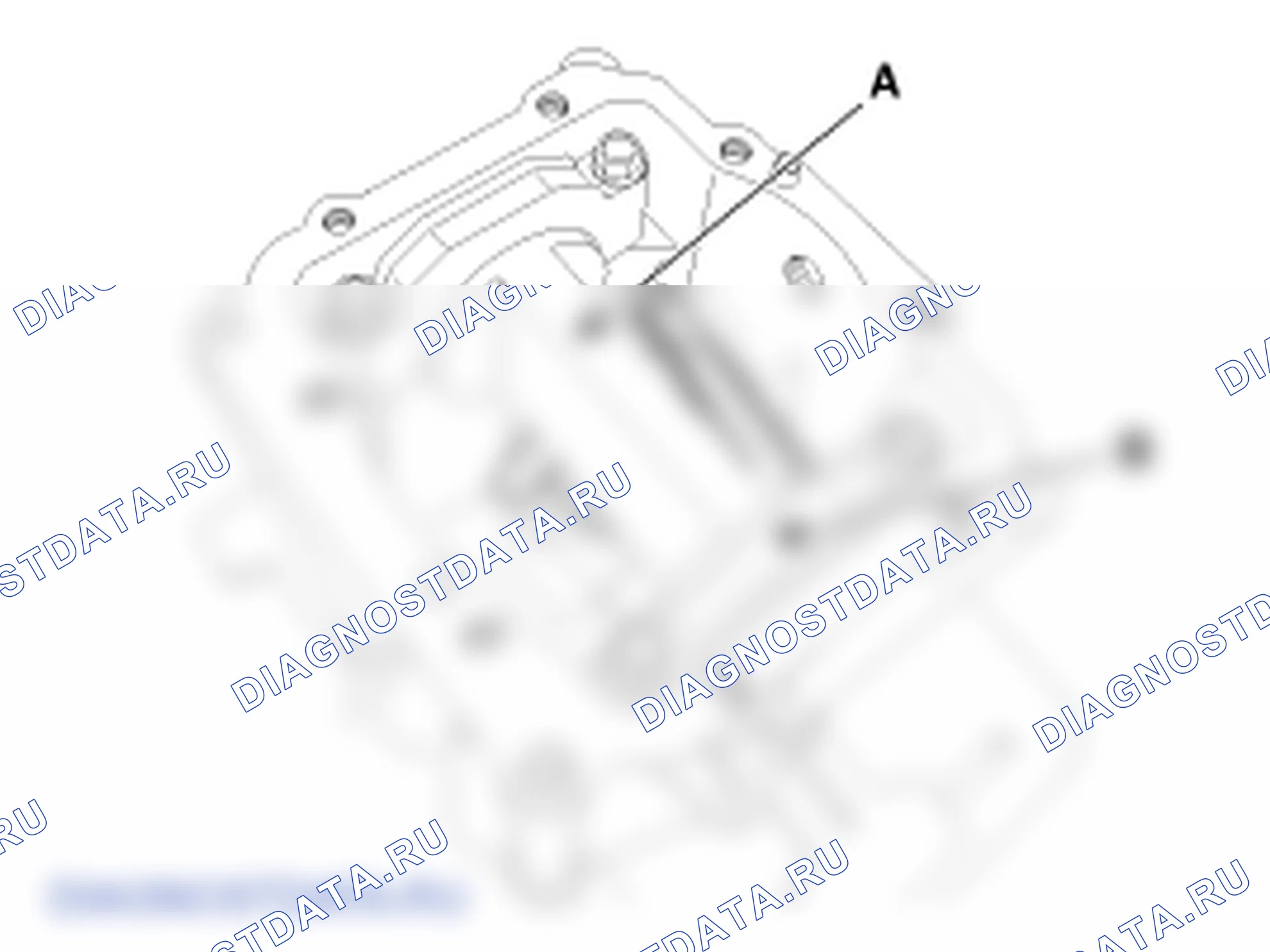 Сборка заднего держателя дифференциала. Hyundai ix35 EL